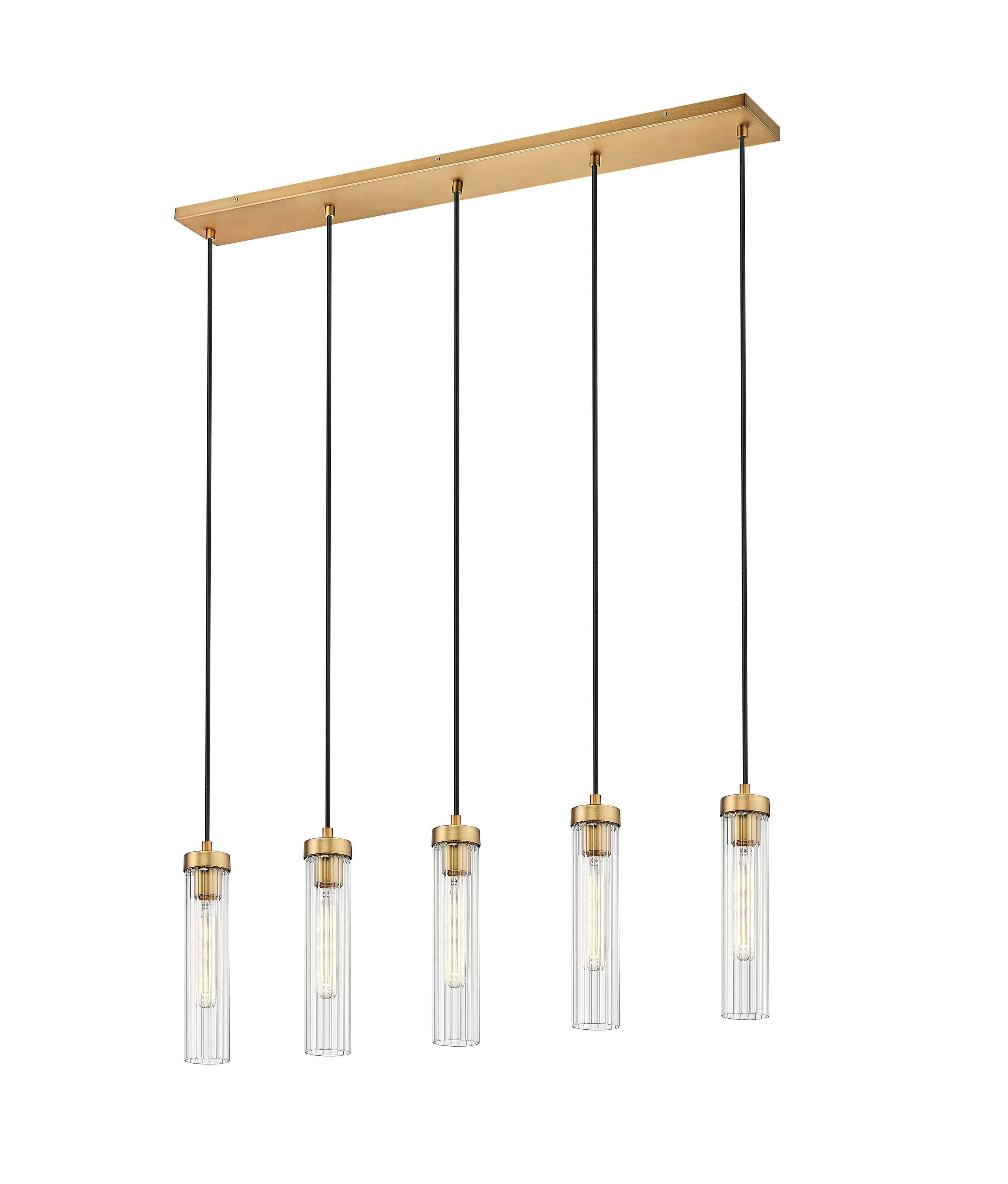 Z-Lite Beau 5 - Light Dimmable Square / Rectangle Chandelier