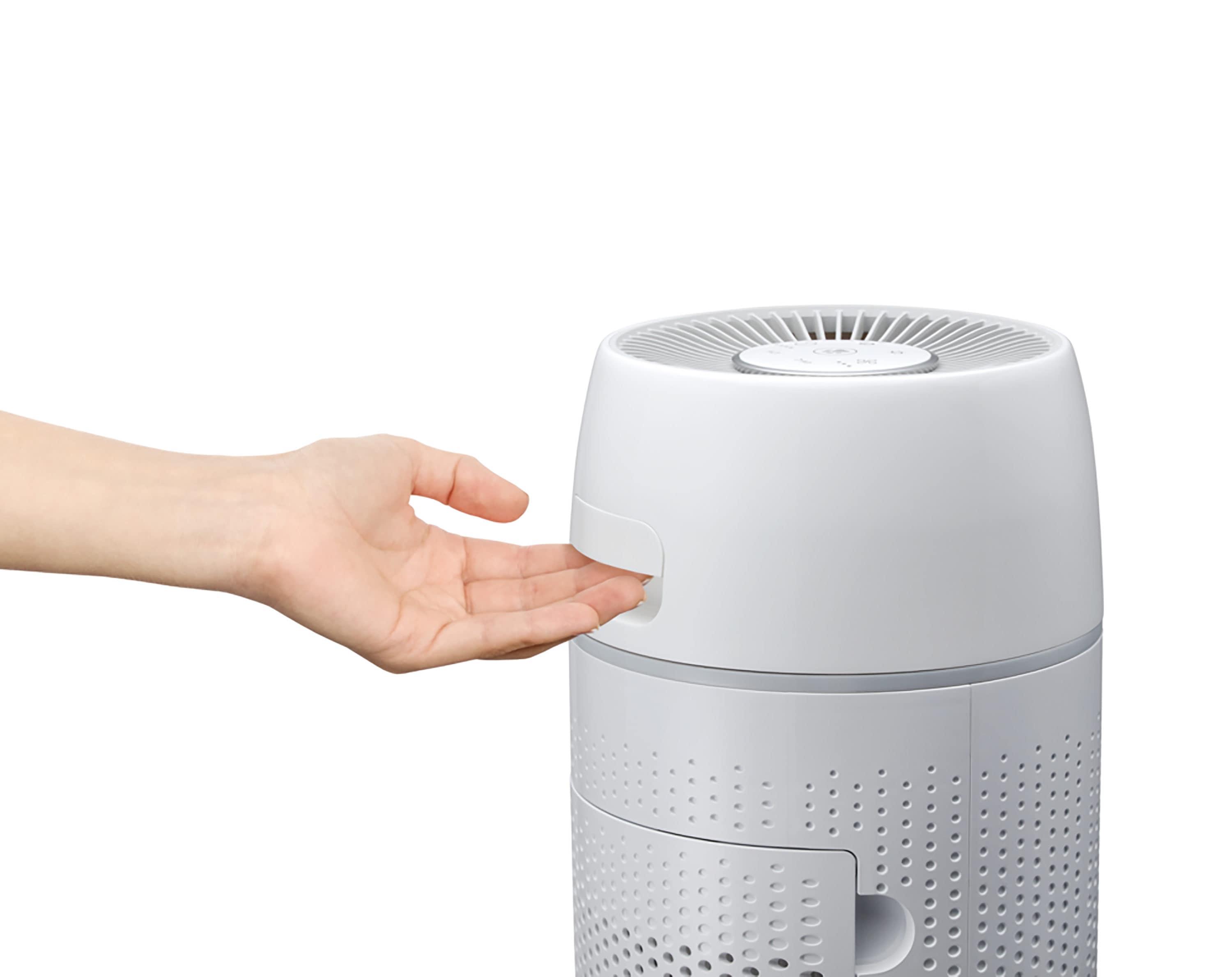 HoMedics PetPlus Large Room Air Purifier with UV-C Technology: Electric, 3 Settings, CARB Certified, 100-300 sq. ft.