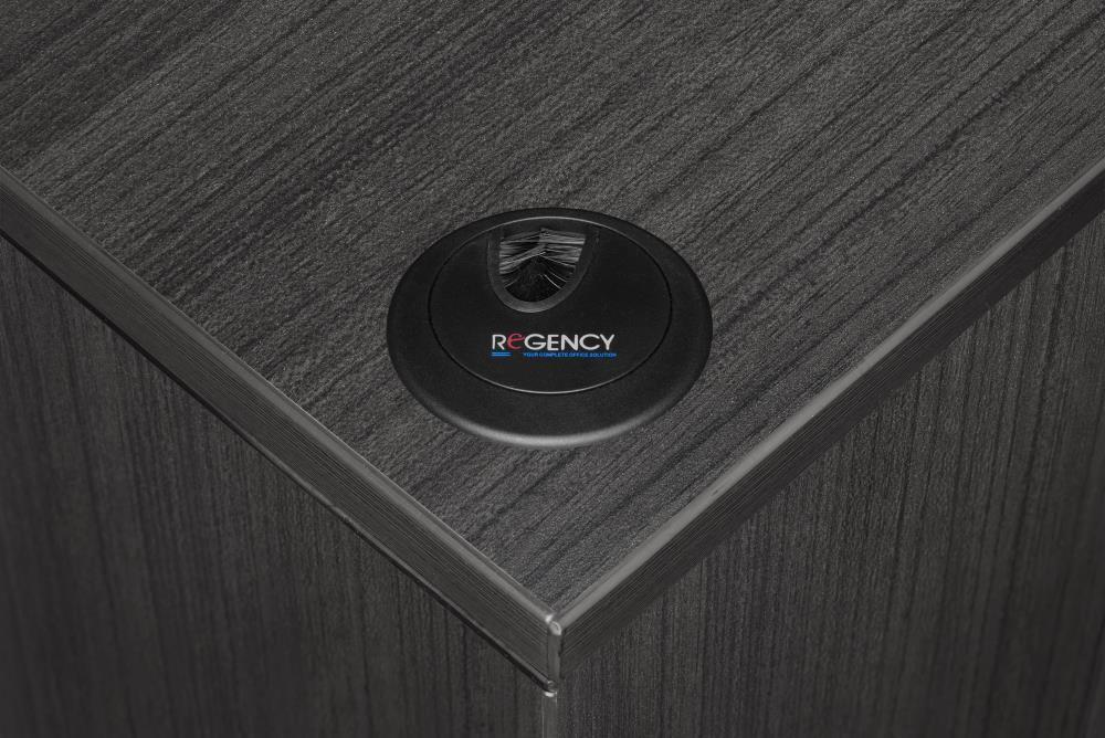 Regency Regency Legacy L Desk with Double Pedestal Drawer Unit