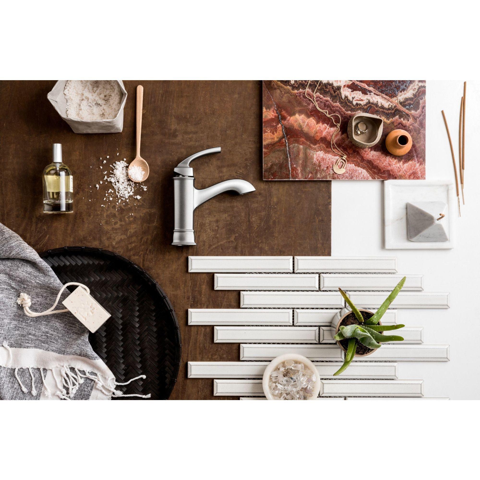 Hensley Brushed Nickel Single Handle Bathroom Faucet
