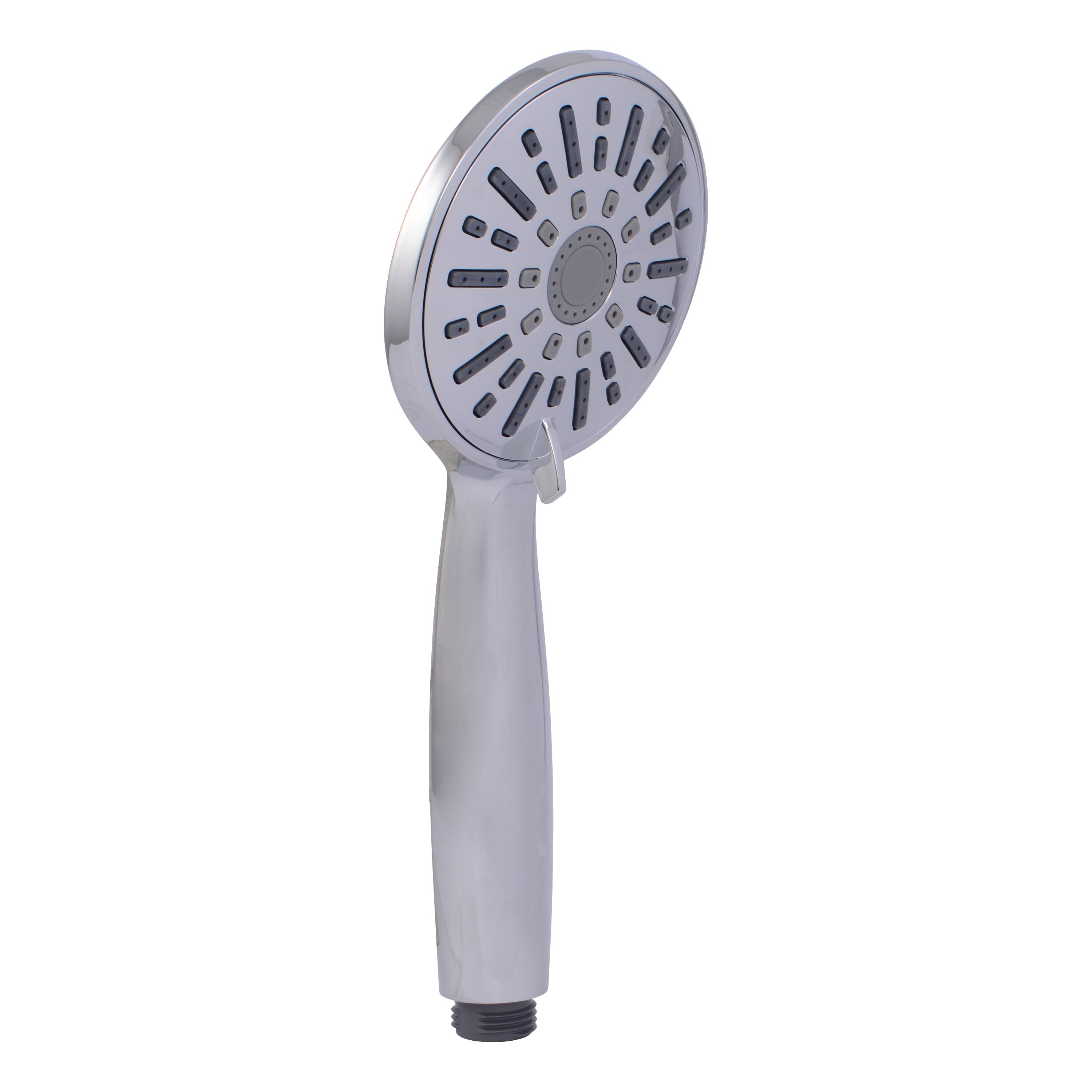 Chrome Adjustable Handheld Shower Head with 5 Spray Settings