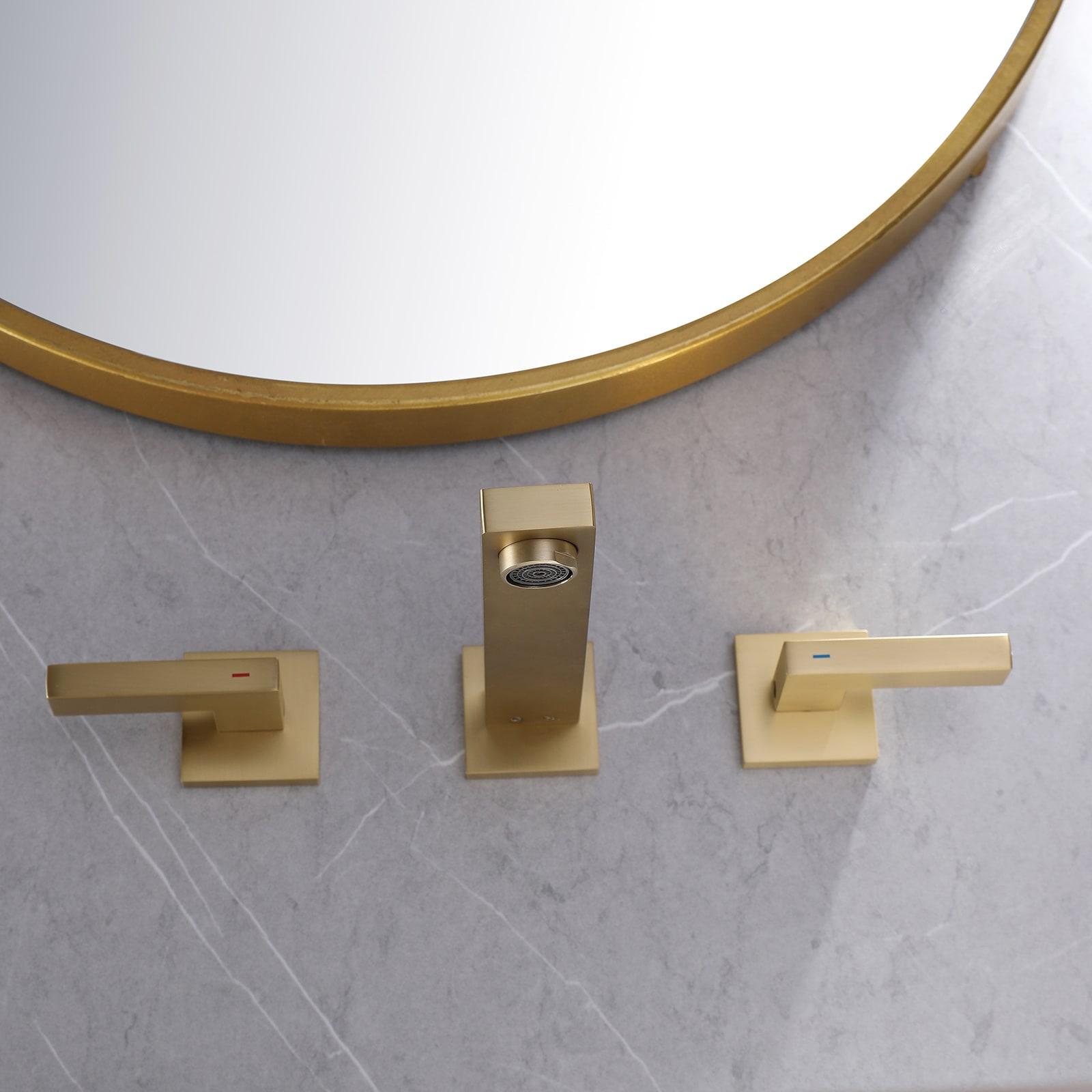 Wall Mounted Optional 2-handle Bathroom Faucet