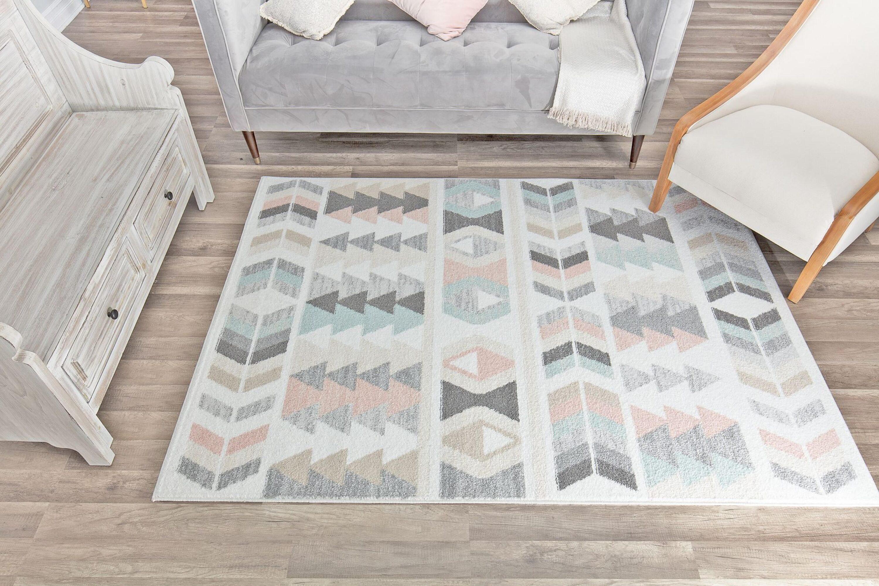 Rugs America Mika Geometric Contemporary Area Rug