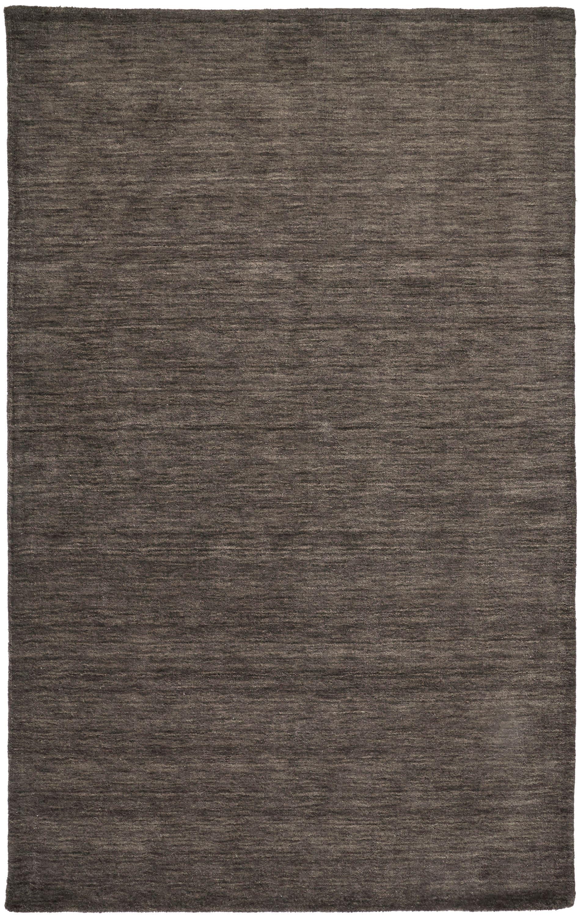 Handmade Tufted Wool Charcoal Area Rug