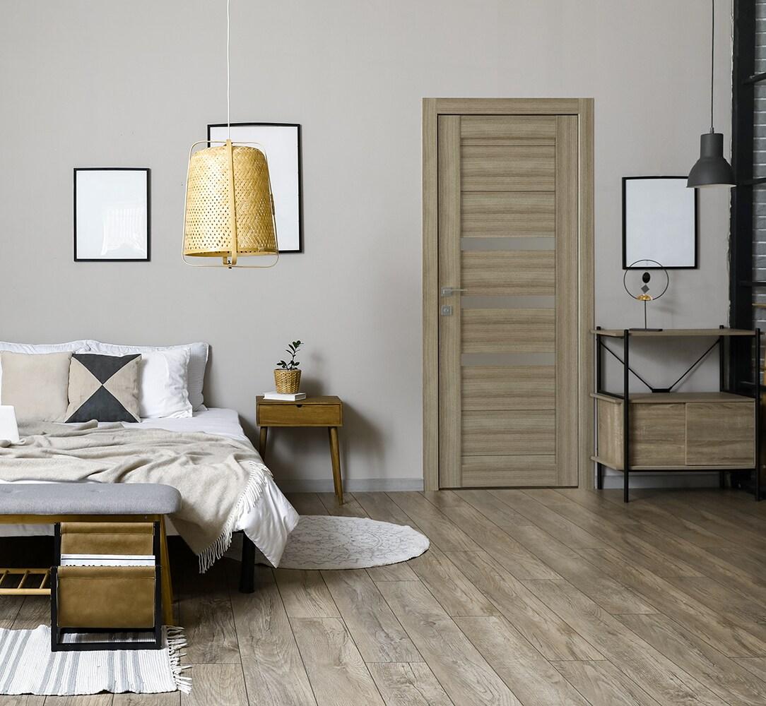 Belldinni Solid + Manufactured Wood Paneled Slab Door