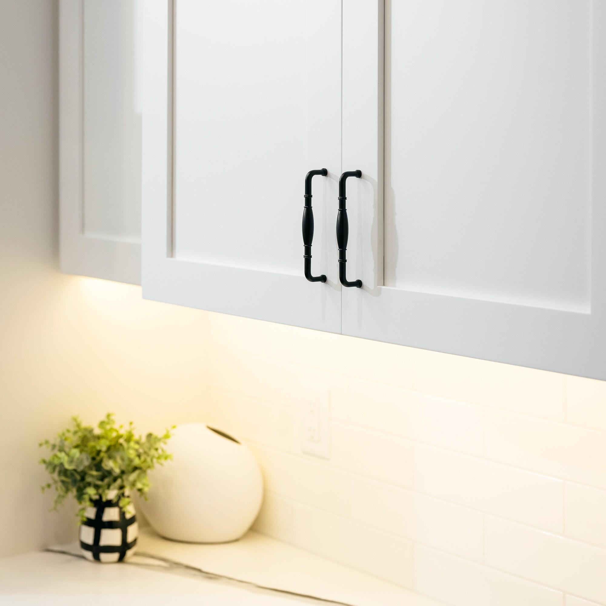 Williamsburg Kitchen Cabinet Handles, Solid Core Drawer Pulls for Cabinet Doors