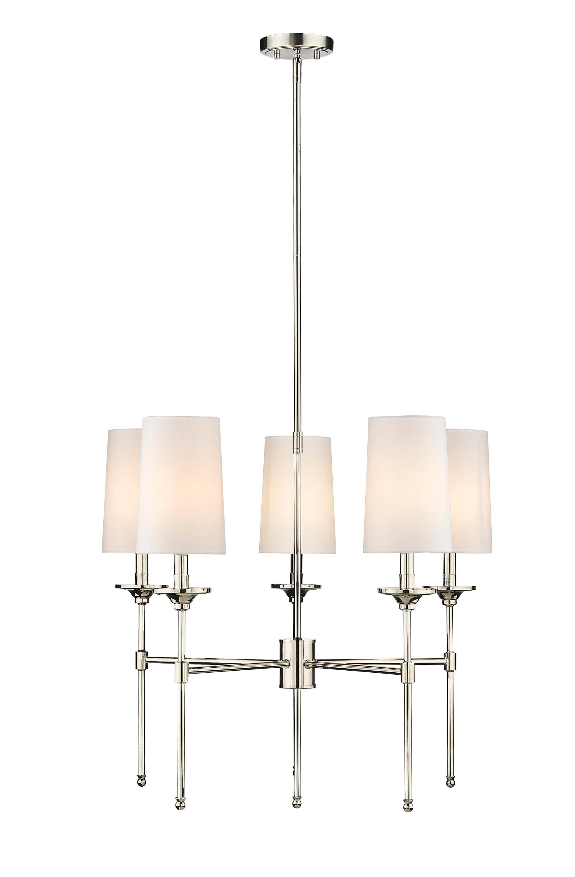 Hayse 5 - Light Dimmable Classic / Traditional Chandelier