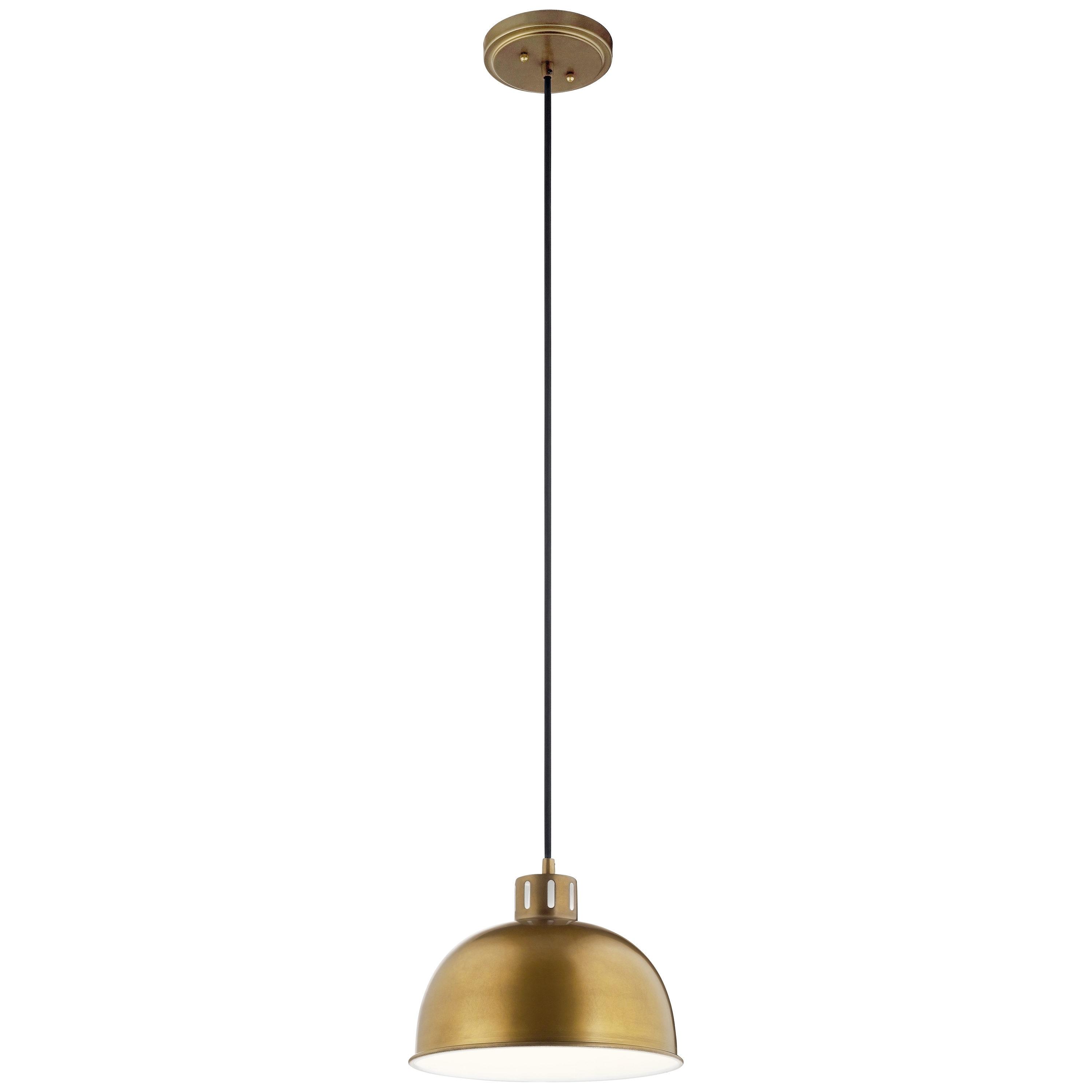 Kichler Lighting Zailey 1 - Light Pendant in  Natural Brass