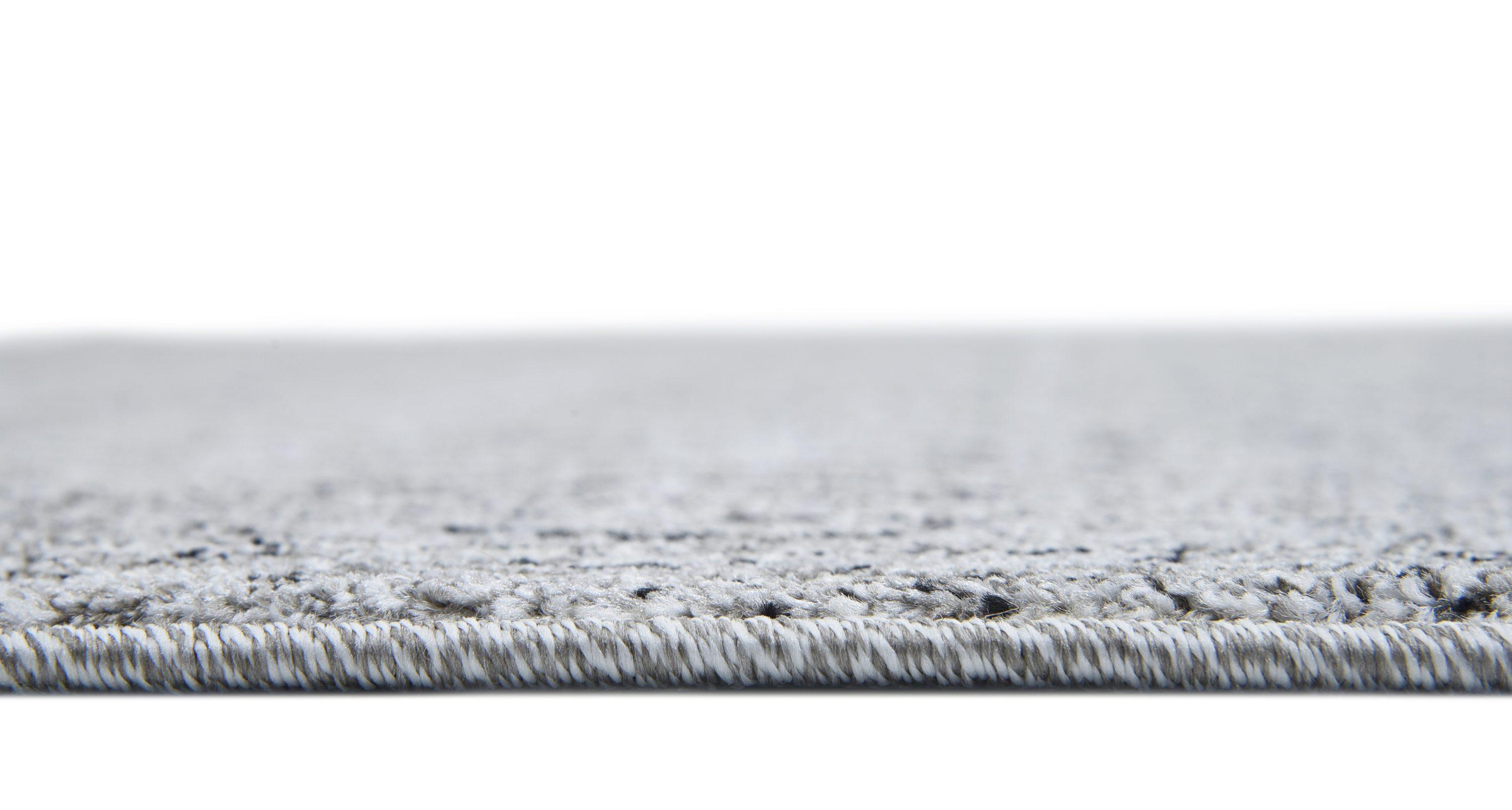 Unique Loom Del Mar Collection Area Rug - Jennifer (7' 10" Square, Gray/ Black)