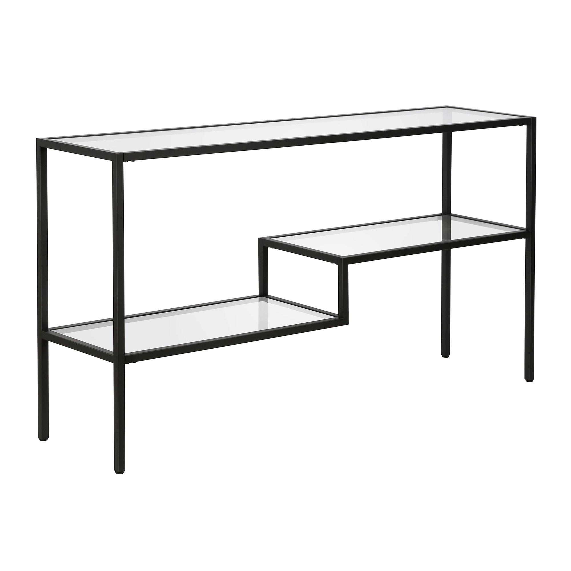 Lovett Glass Top Console Table