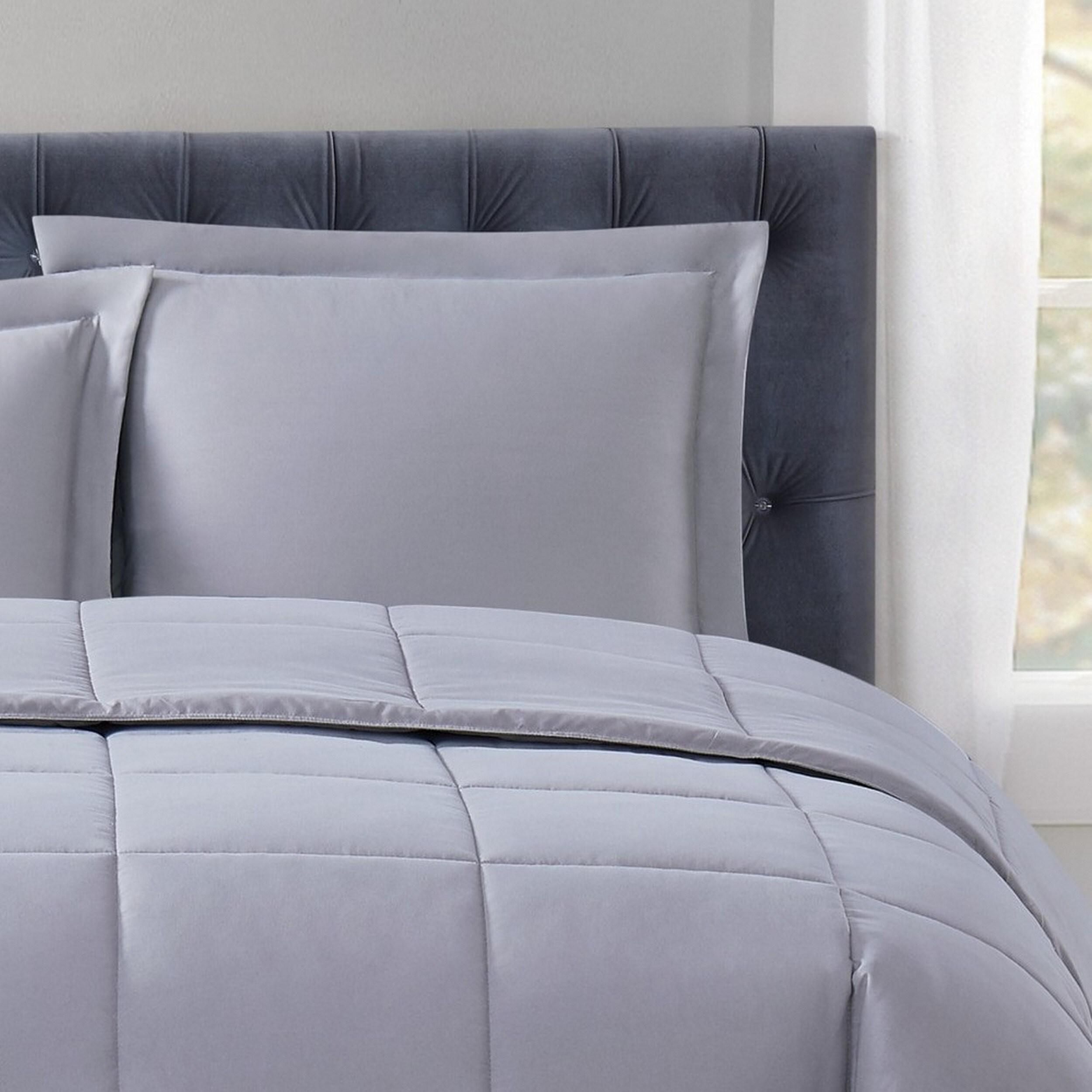 Everyday Baffle Box Stitch Comforter Set