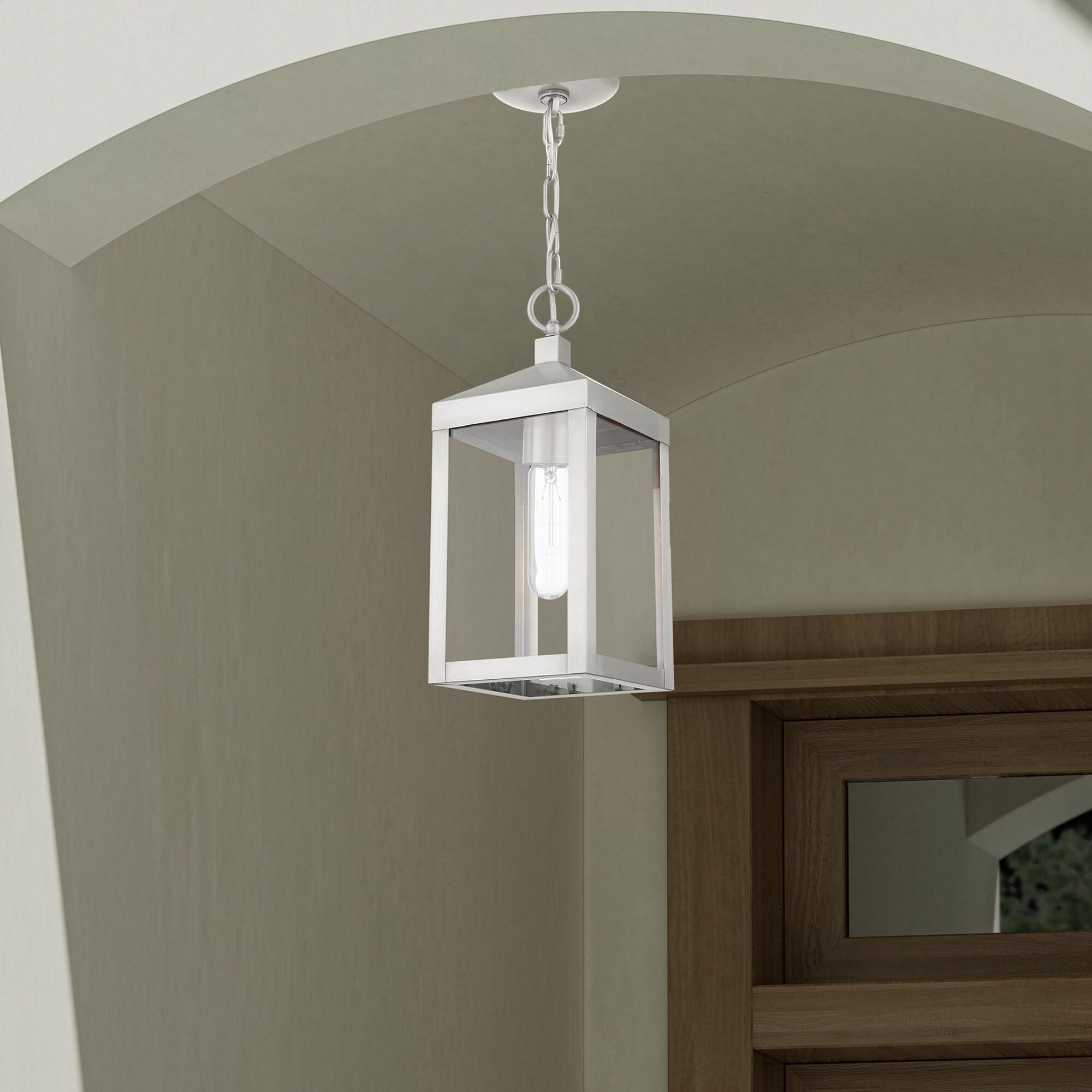 Livex Lighting Nyack 1 - Light Pendant in  Brushed Nickel