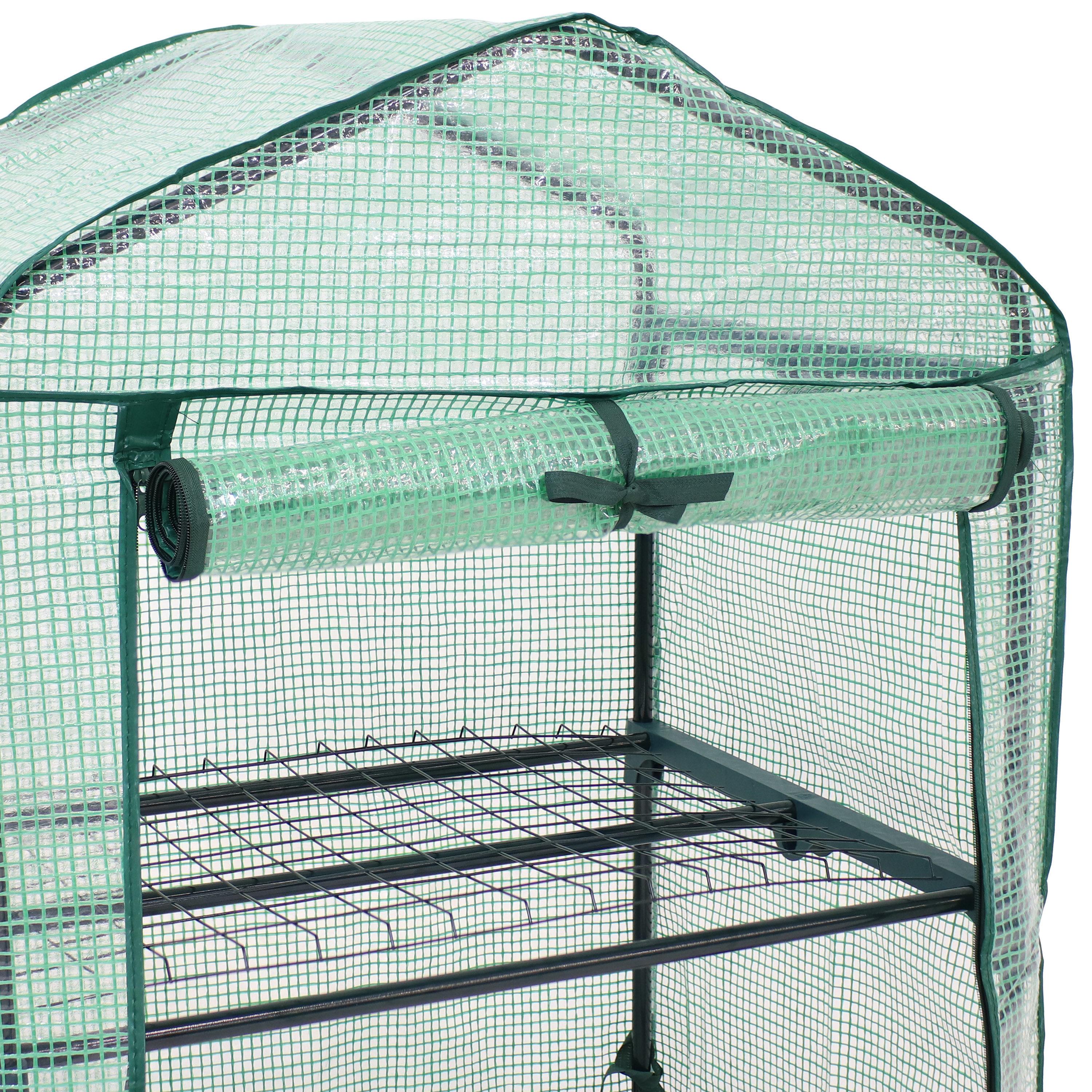 26.5" W x 19" D Growing Rack Greenhouse