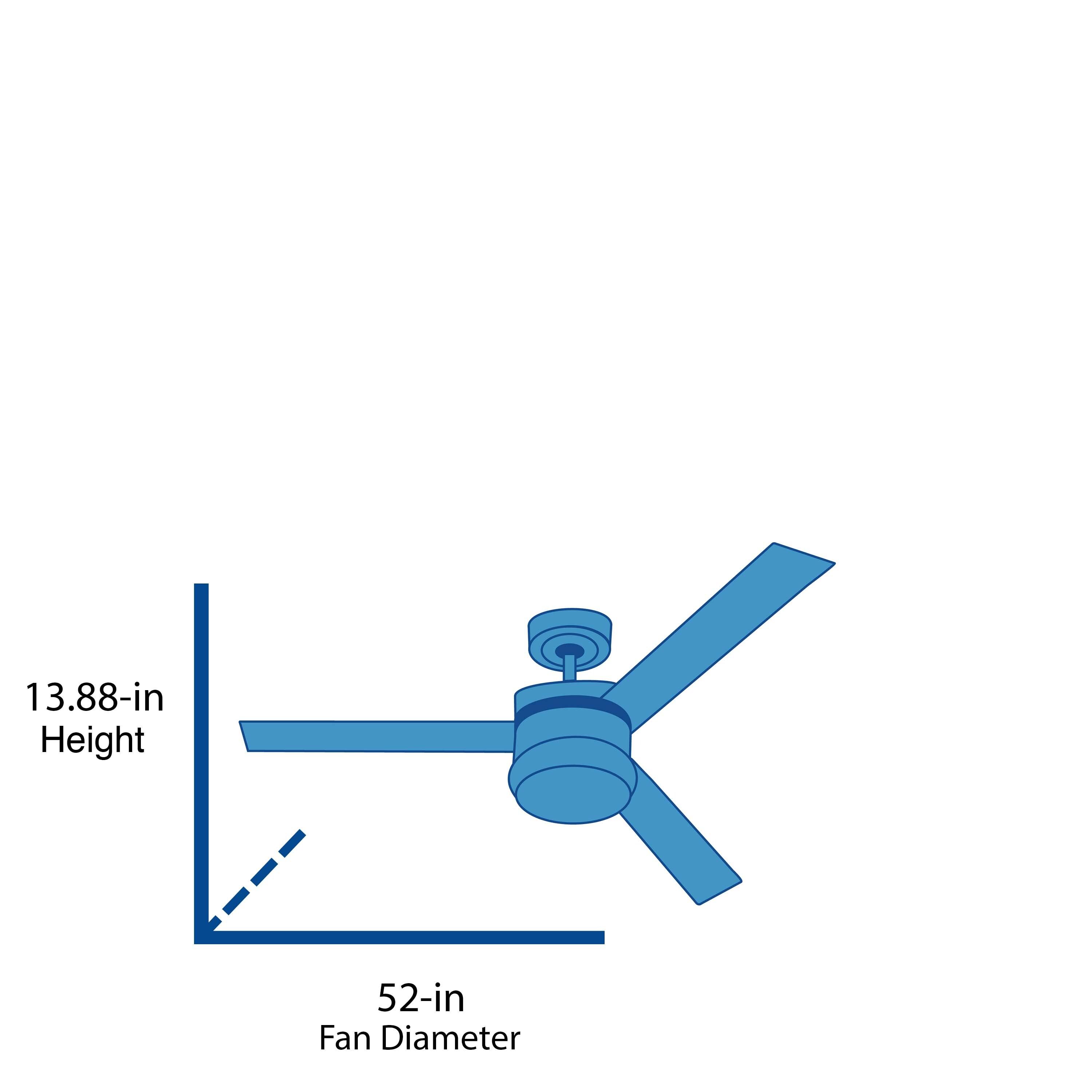 SculptAire Ceiling Fan with Light Kit