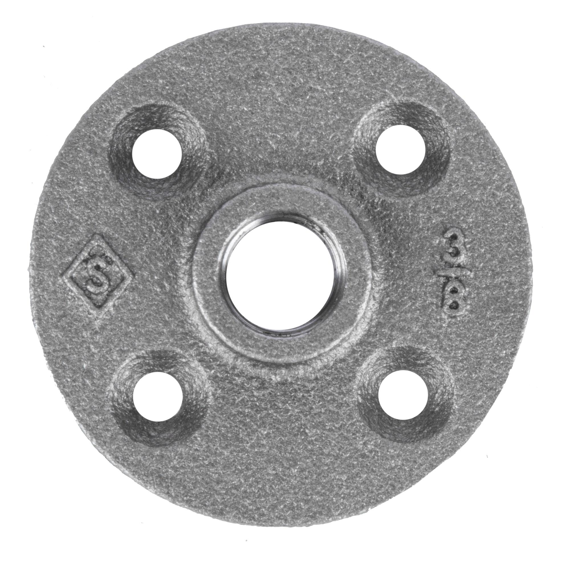 STZ Industries 3/8 in. FIP each Black Malleable Iron 2.75 in. L Floor Flange