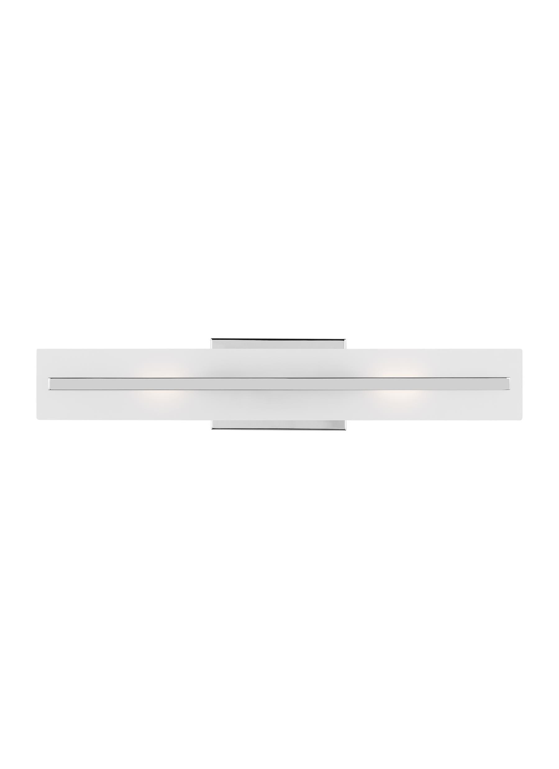 Dex Chrome 2-Light Outdoor Vanity with Satin Etched Glass