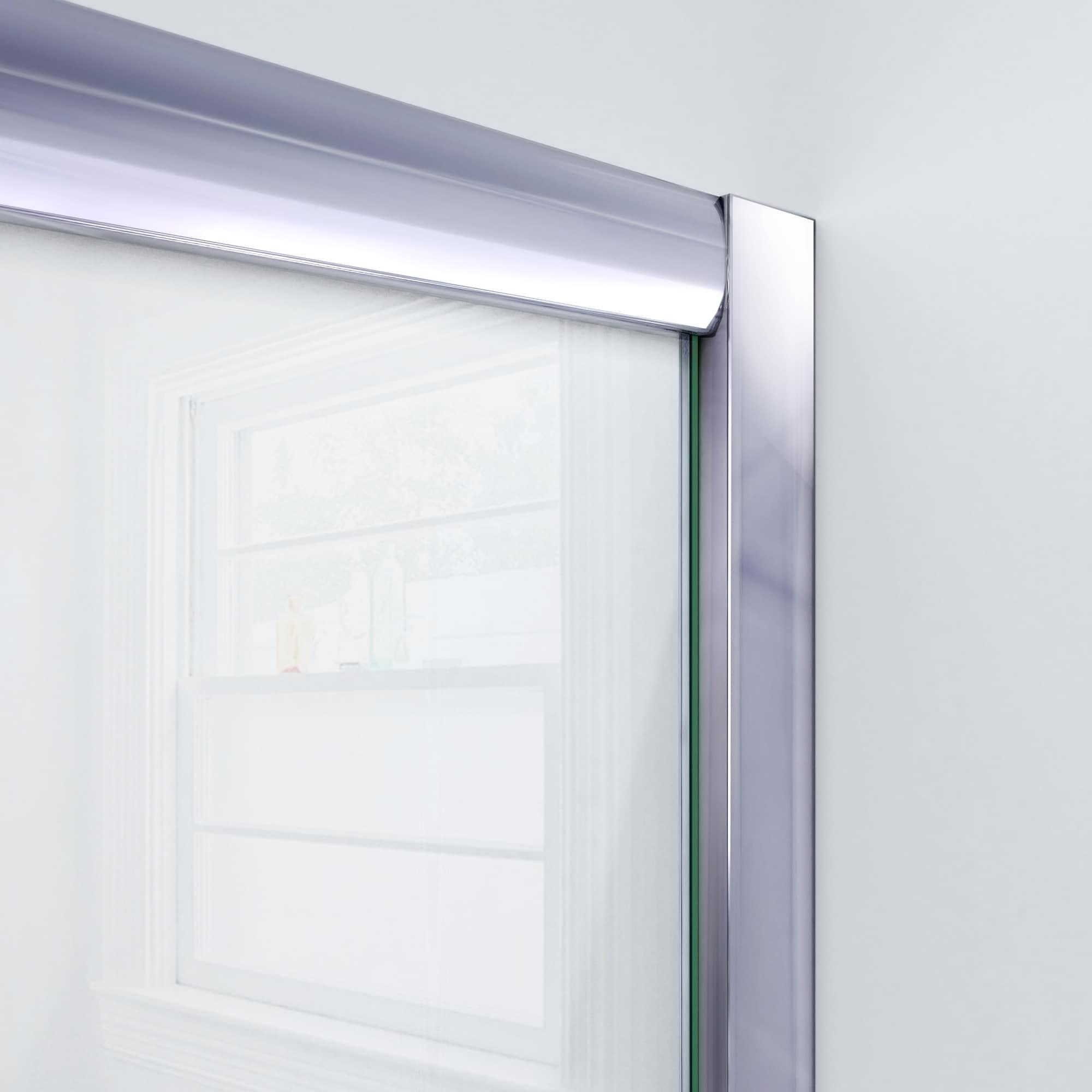Visions 60" W x 74.75" Semi-Frameless Shower Encolusure