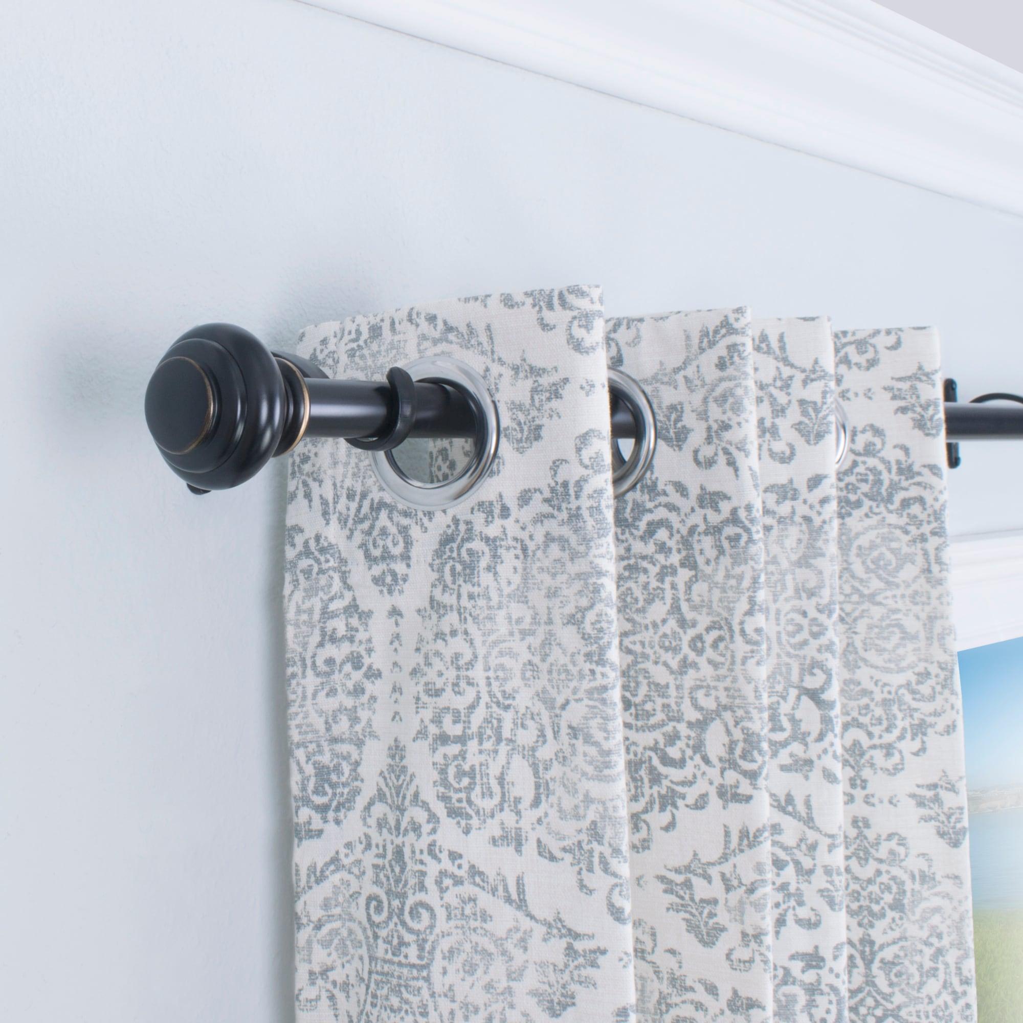 Decopolitan 1" Urn Adjustable Curtain Rod Set