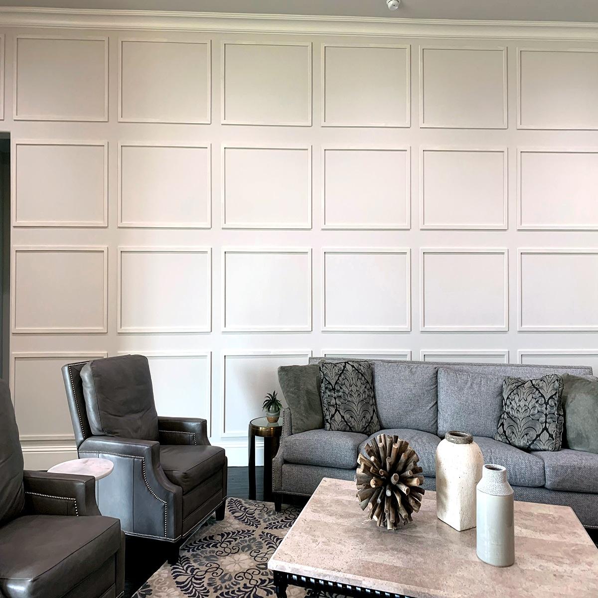Ekena Millwork 16"W x 16"H x 3/8"P Prescott Decorative Wall Panel (Two-Piece)