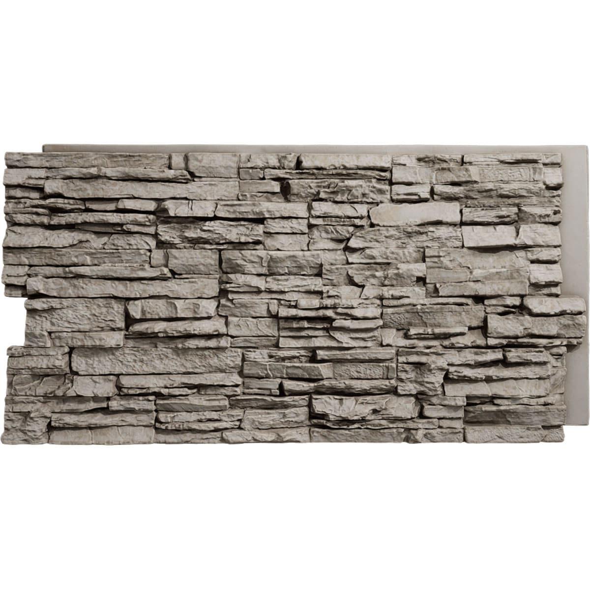 Canyon Ridge Stacked Faux Stone 45.75" x 24.5" Wall Paneling