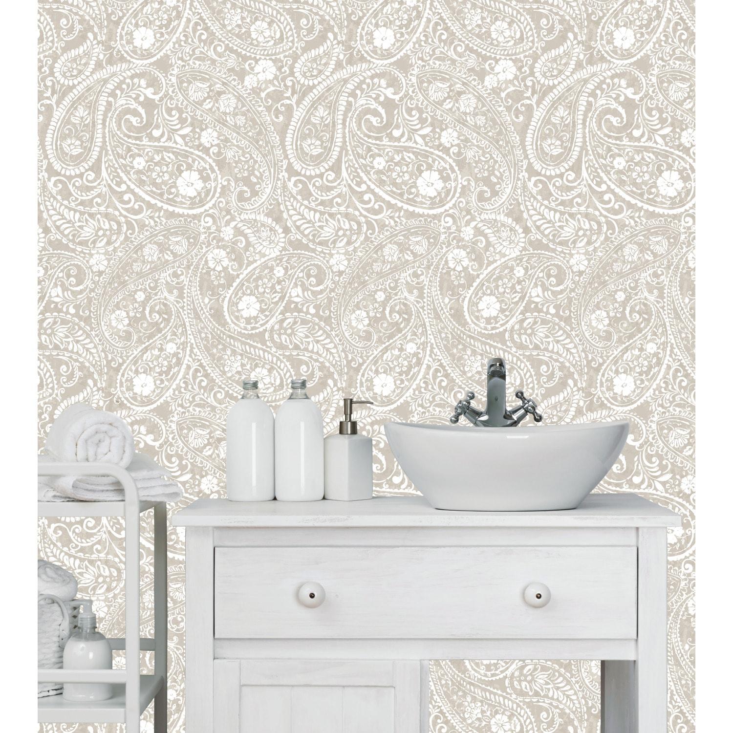 Paisley Prince Peel and Stick Wallpaper