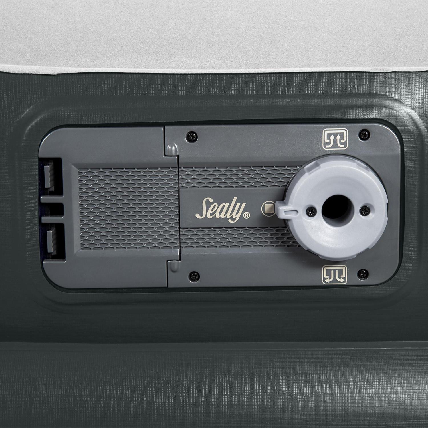 Sealy Tritech 16” Inflatable Air Mattress Bed with Built-in Pump, Storage Bag, and Repair Patch for Indoor and Outdoor Use, Twin