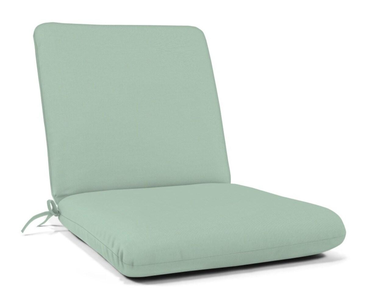 Casual Cushion Solid Hinged 44” x 22” Outdoor Seating Cushions, Weather and Fade Resistant