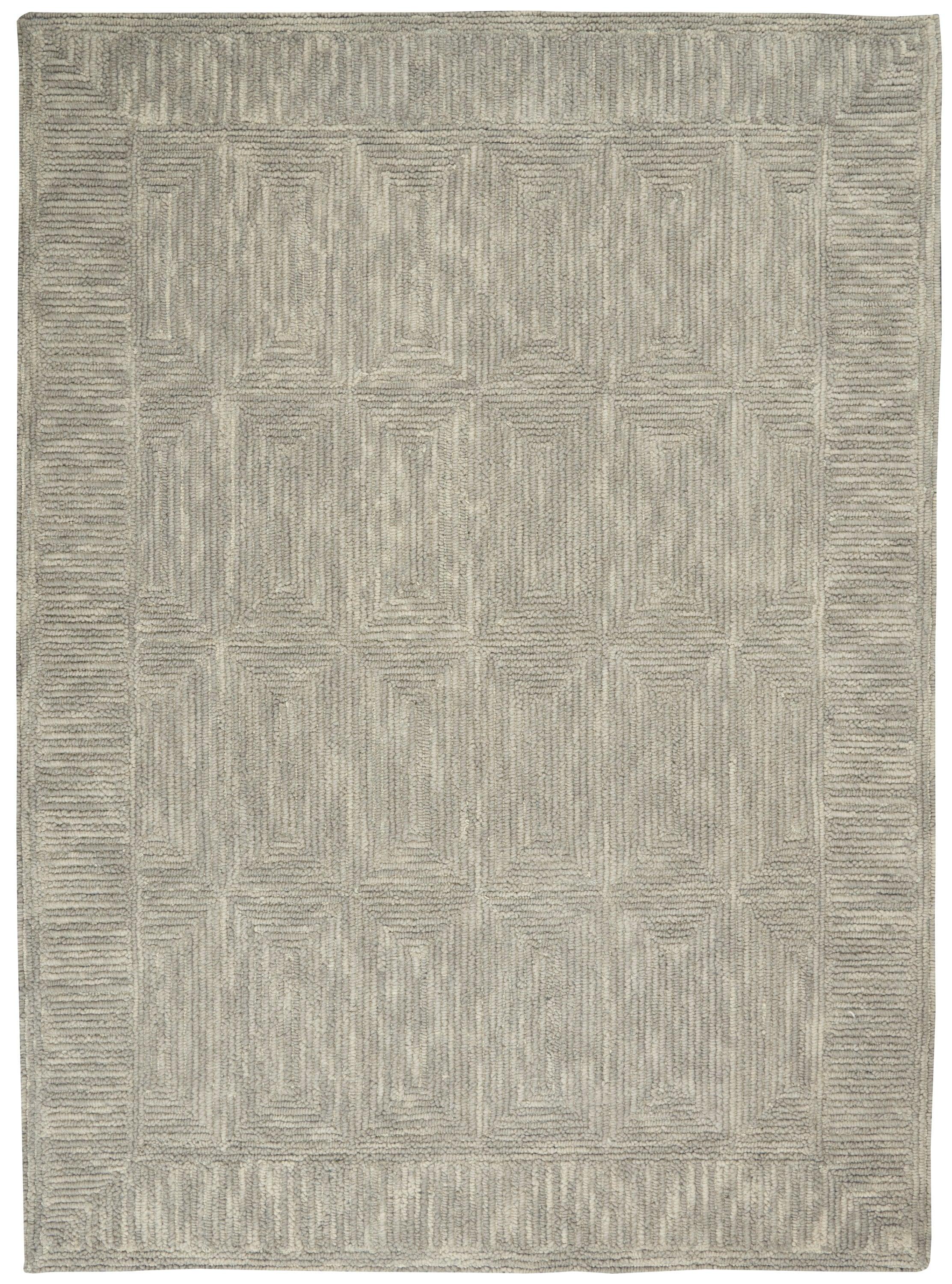 Nourison Vail Contemporary Indoor Area Rug Grey 5'3" x 7'3"