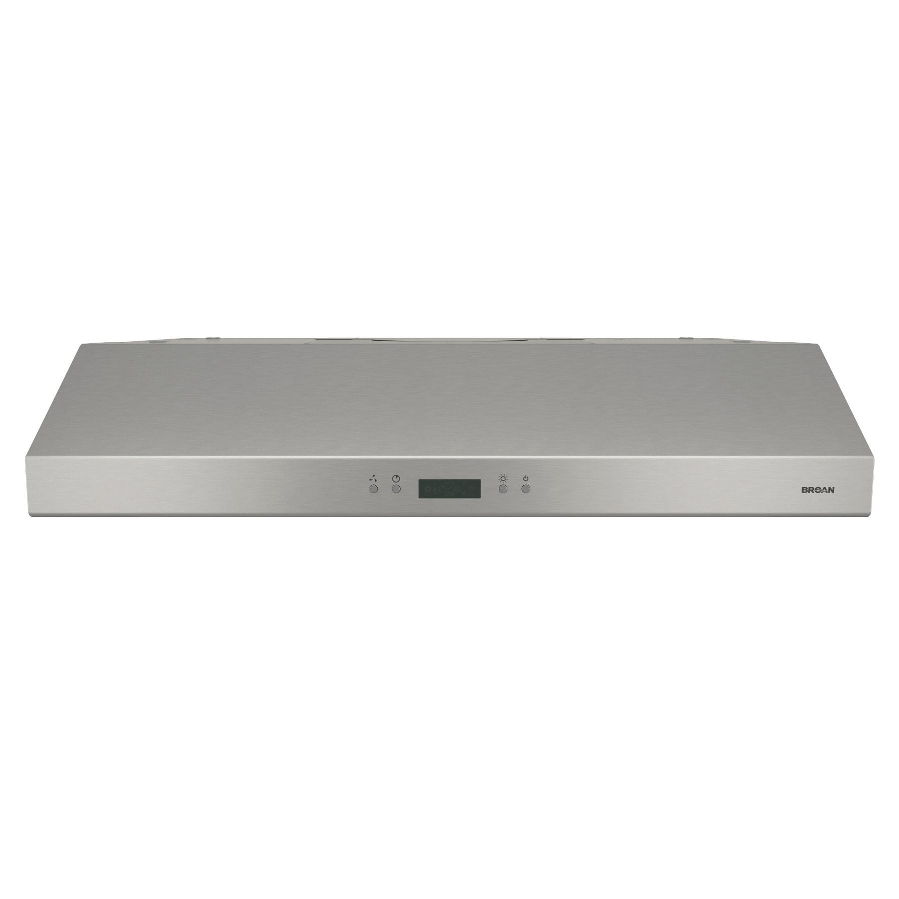 Broan NuTone 30" Steel 400 CFM Convertible Under Cabinet Range Hood with Mesh Filter