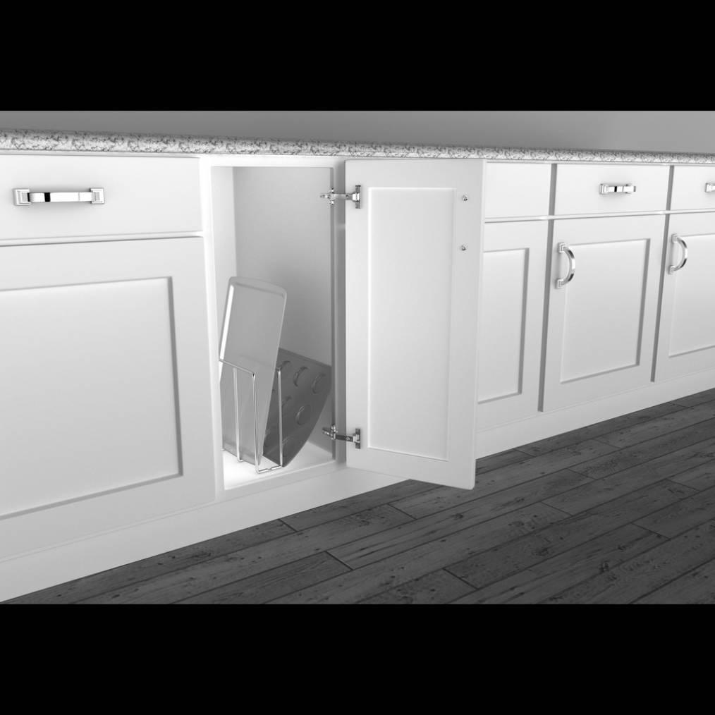 Rev-A-Shelf Rev-A-Shelf 596-10CR-52 Chrome U-Shaped Bakeware Cabinet Organizer (2 Pack) (Set of 2)