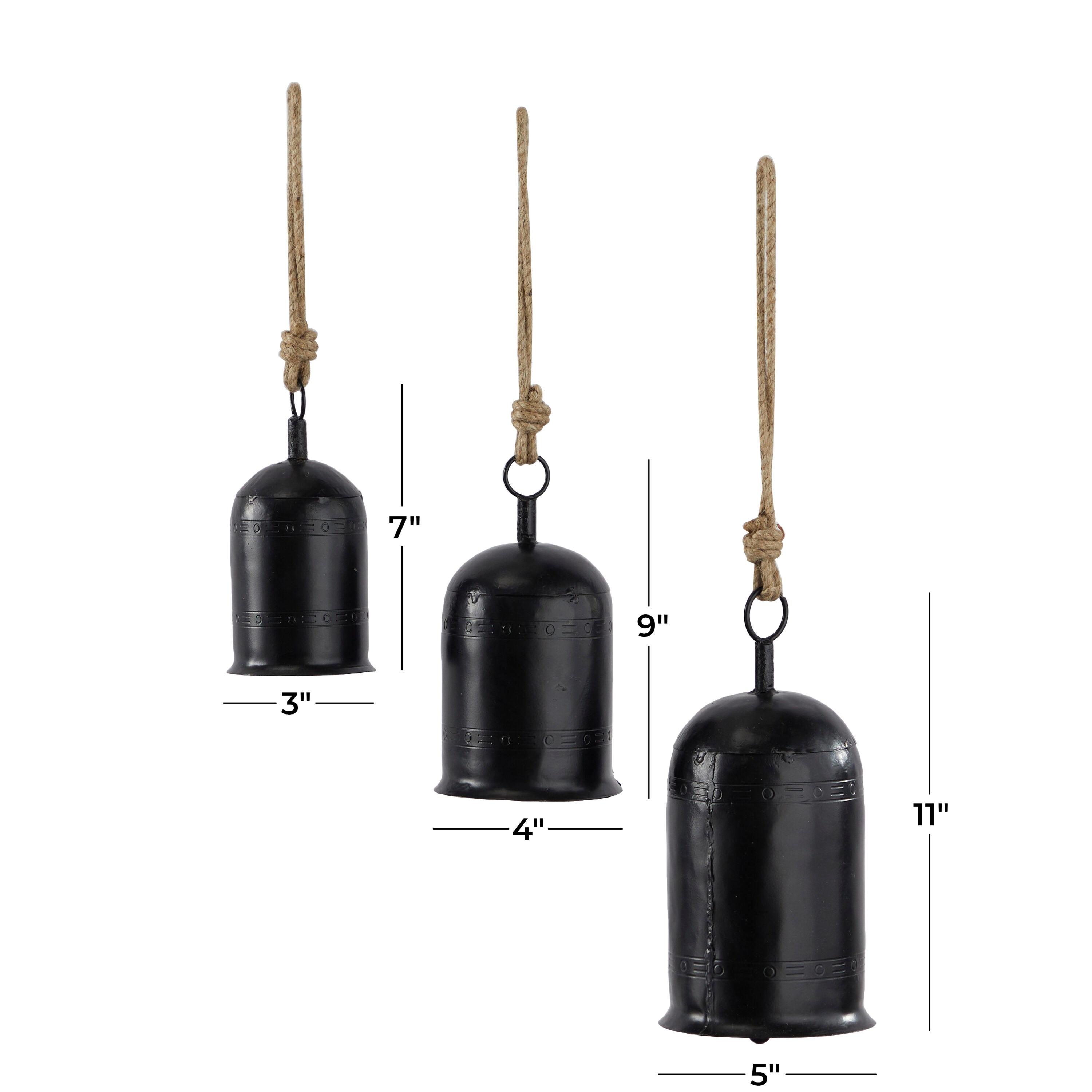 Grayson Lane 3 -Pack Black Metal Rustic Decor set