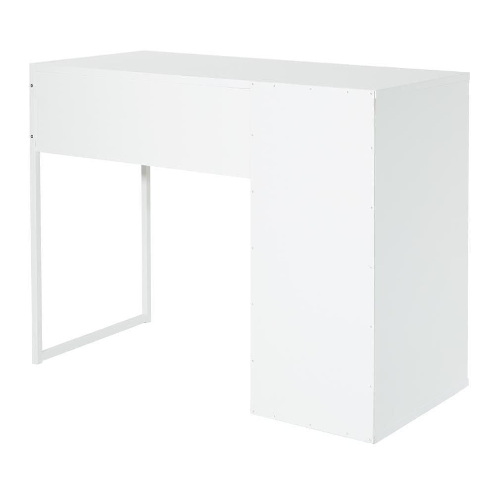 Ravel 40"W Desk in Engineered Wood White Finish by OSP Home Furnishings