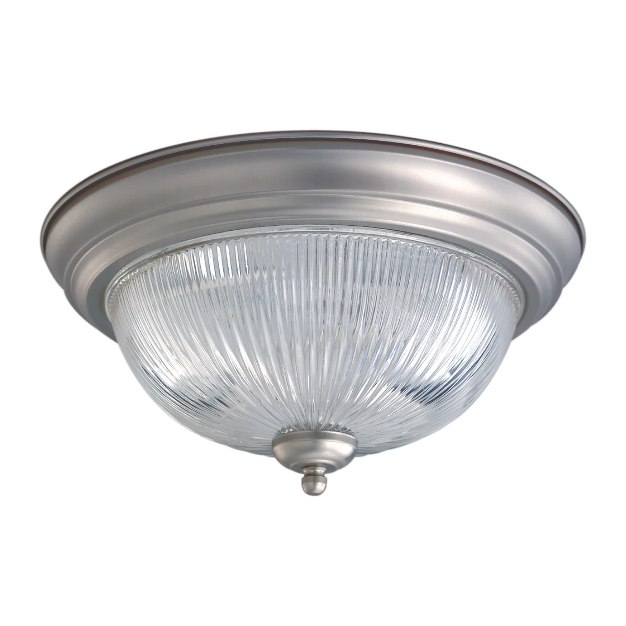 2041-02-55-Forte Lighting-Groove - 2 Light Flush Mount-7.5 Inches Tall and 13.25 Inches Wide