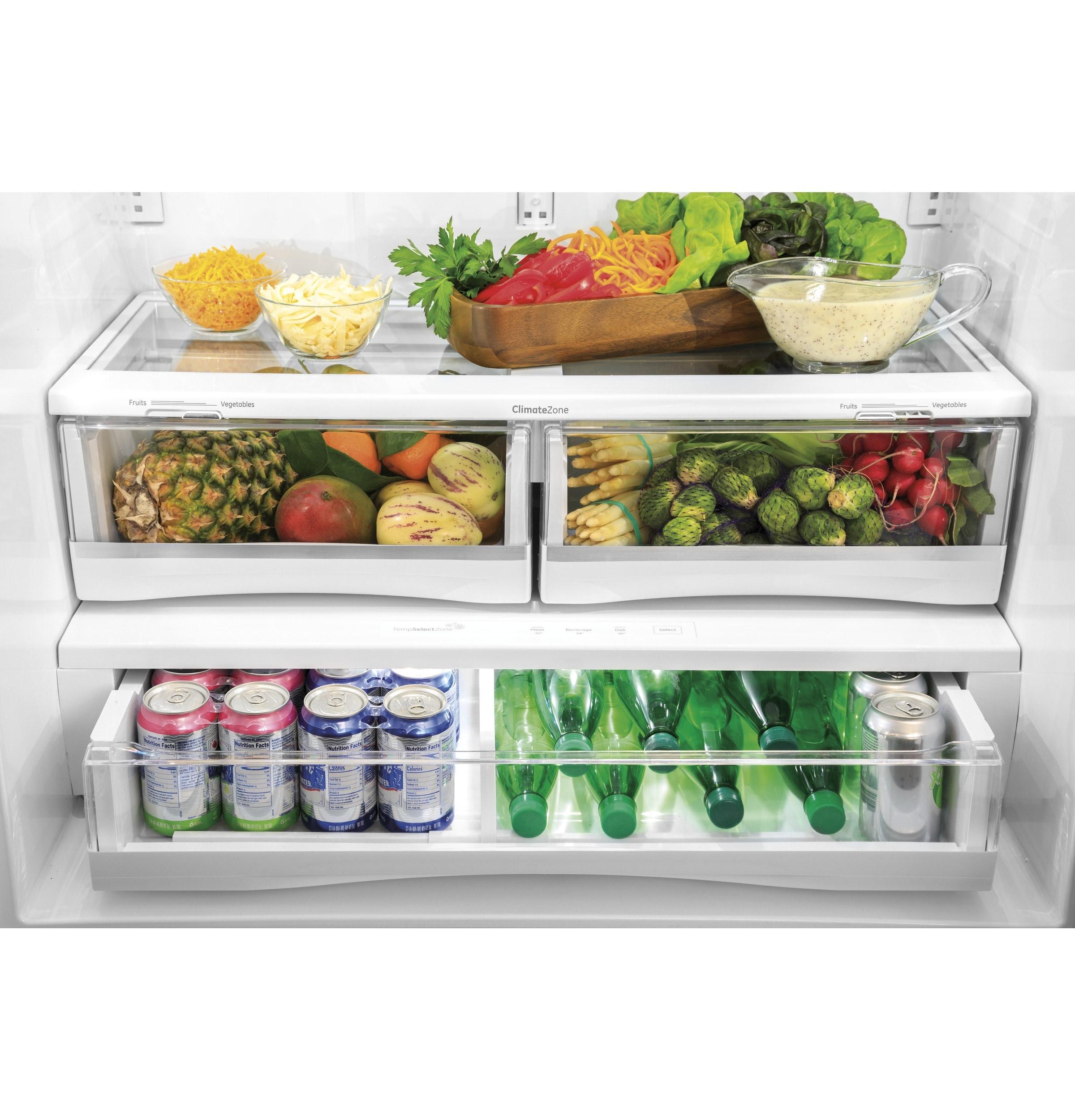 35.75" Counter Depth French Door 23.1 cu. ft. ENERGY STAR Refrigerator