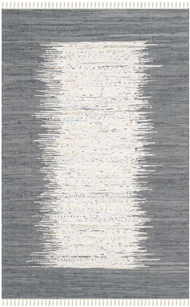 Montauk MTK711 Hand Woven Indoor Area Rug - Ivory/Grey - 5'x8' - Safavieh.