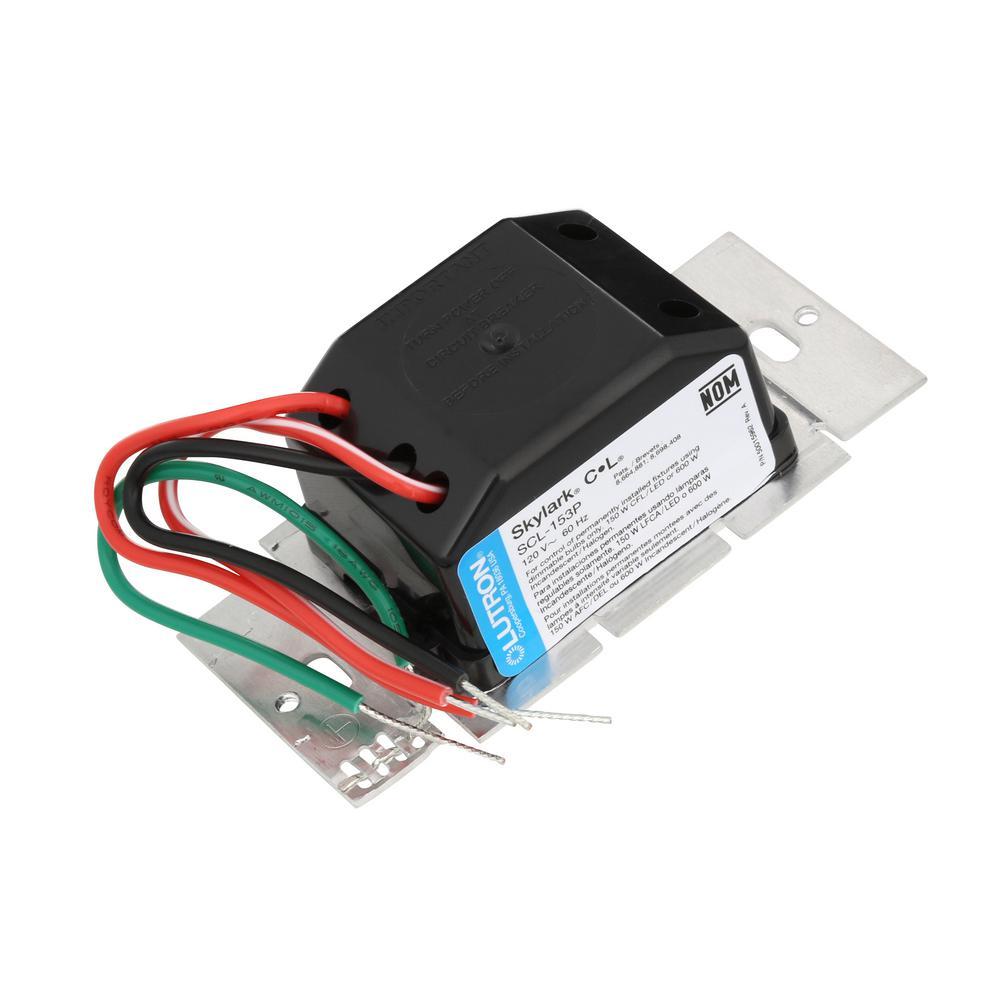 Lutron Skylark White 150 W 3-Way Dimmer Switch 1 pk