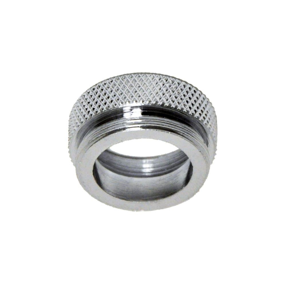 Chrome Dual Thread Aerator Adapter for Faucets