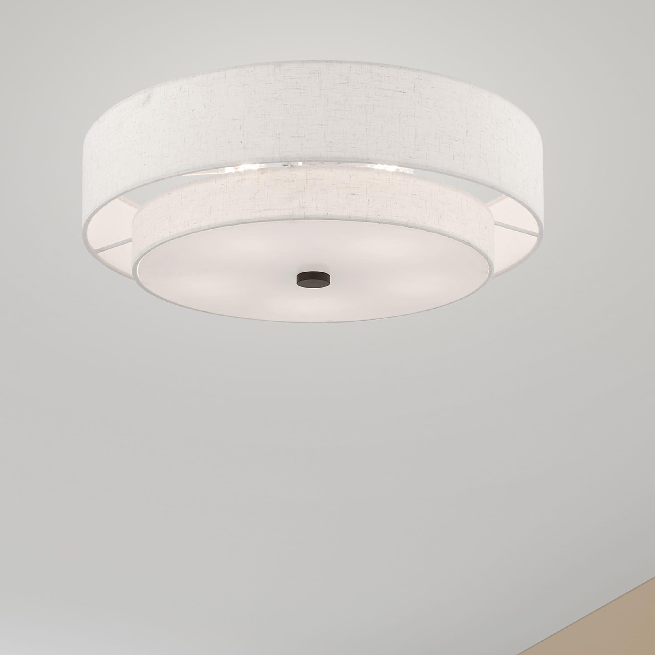 Livex Lighting Meridian 5 - Light Semi-Flush Mount in  English Bronze