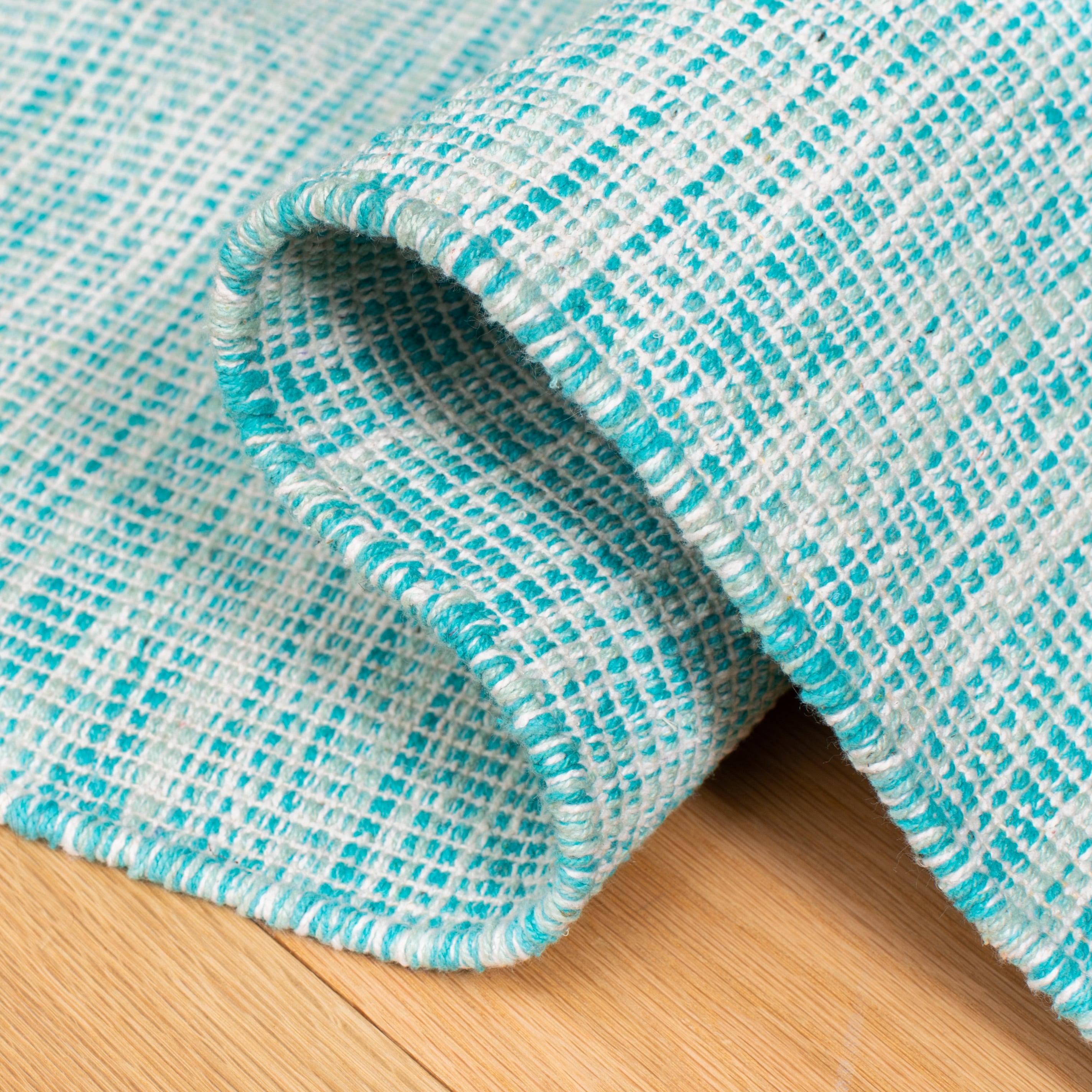 Montauk MTK250 Hand Woven Runner Rug - Aqua/Blue - 2'3"x8' - Safavieh.