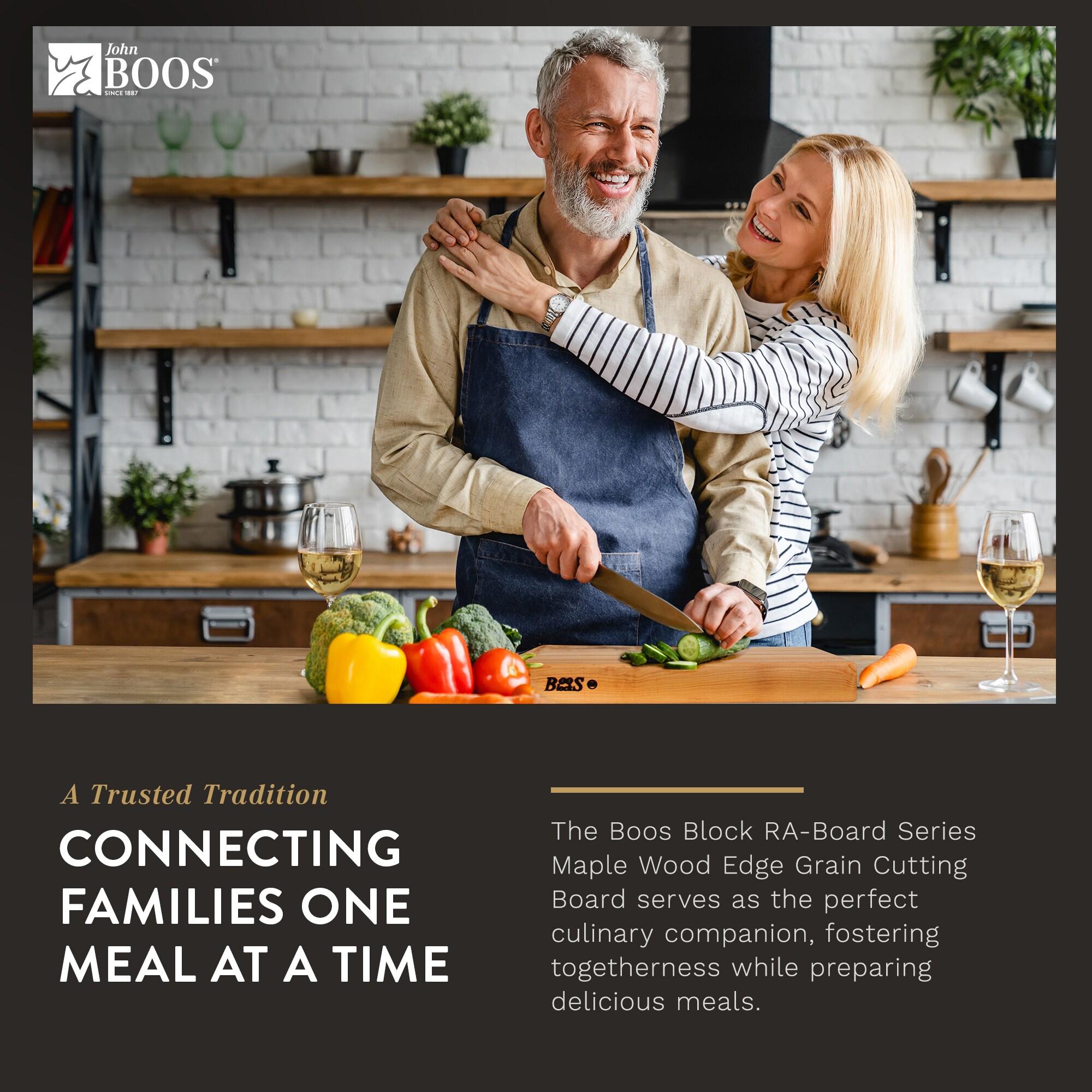 John Boos Wood Edge Grain Reversible Cutting Board