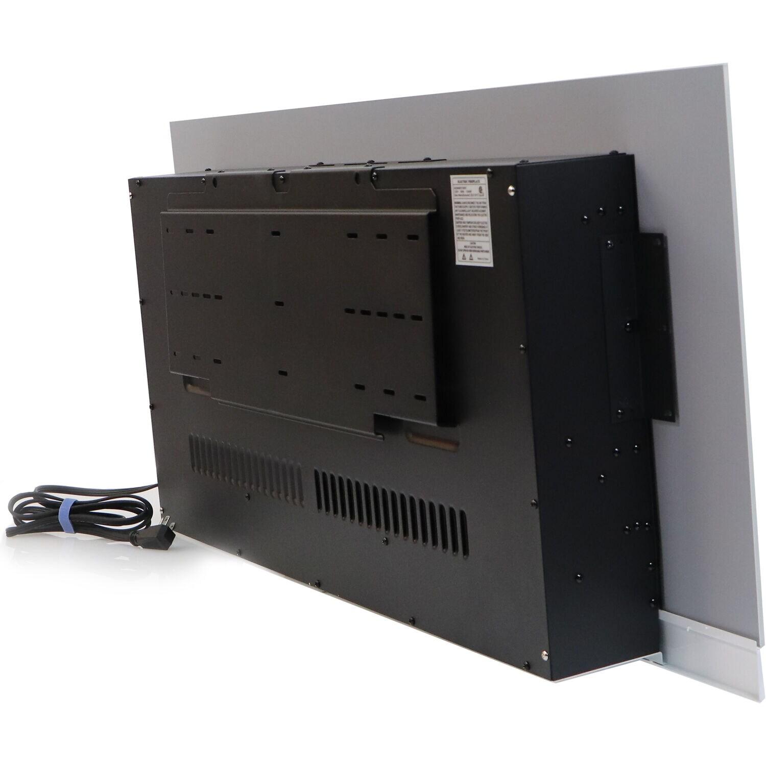 Cambridge Cambridge Wall Mount Electric Fireplace Heater with Remote Control for Indoor Use in Living Room, Bedroom, Home Office