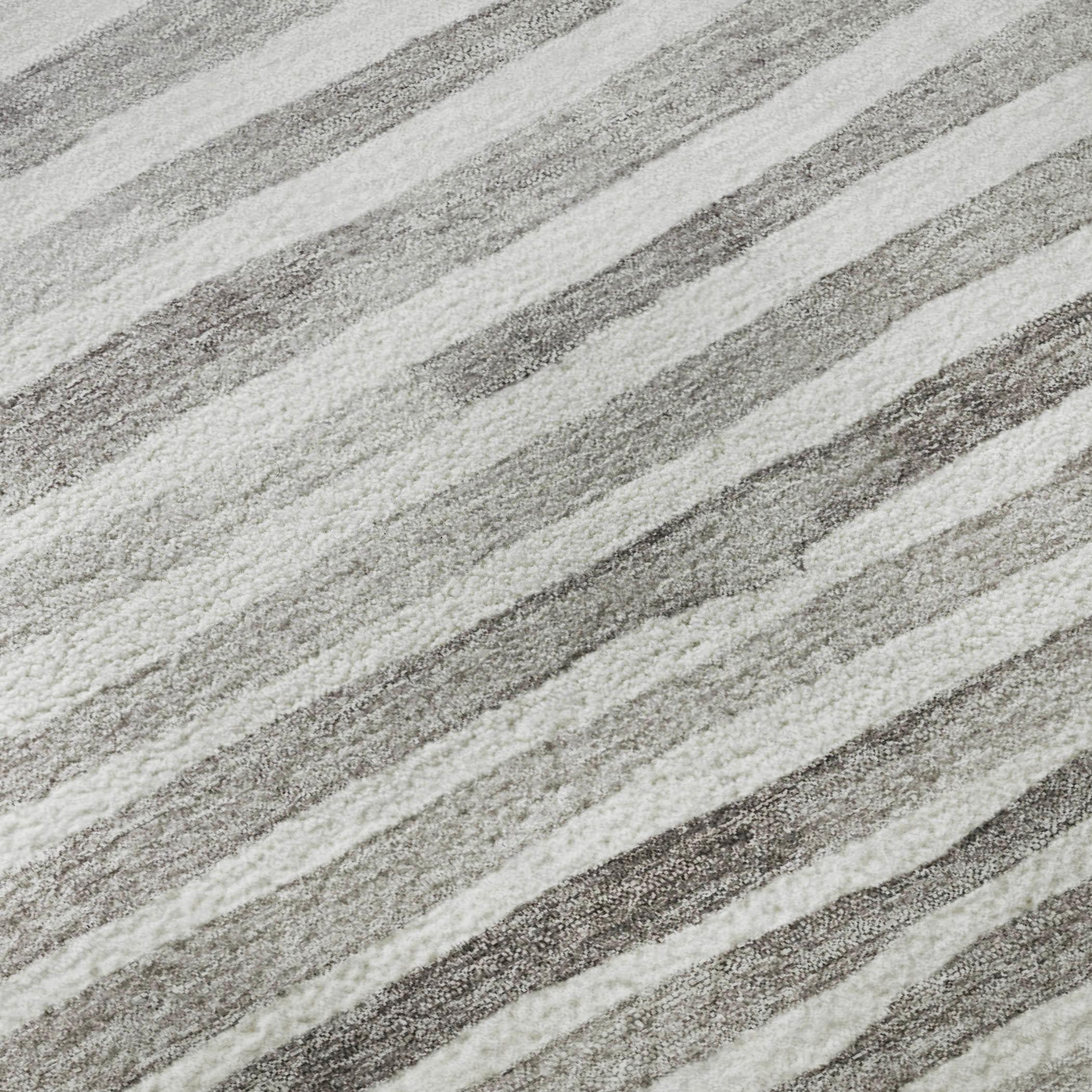 Premium Machine Washable Cerrito AMF187 Gray Rug