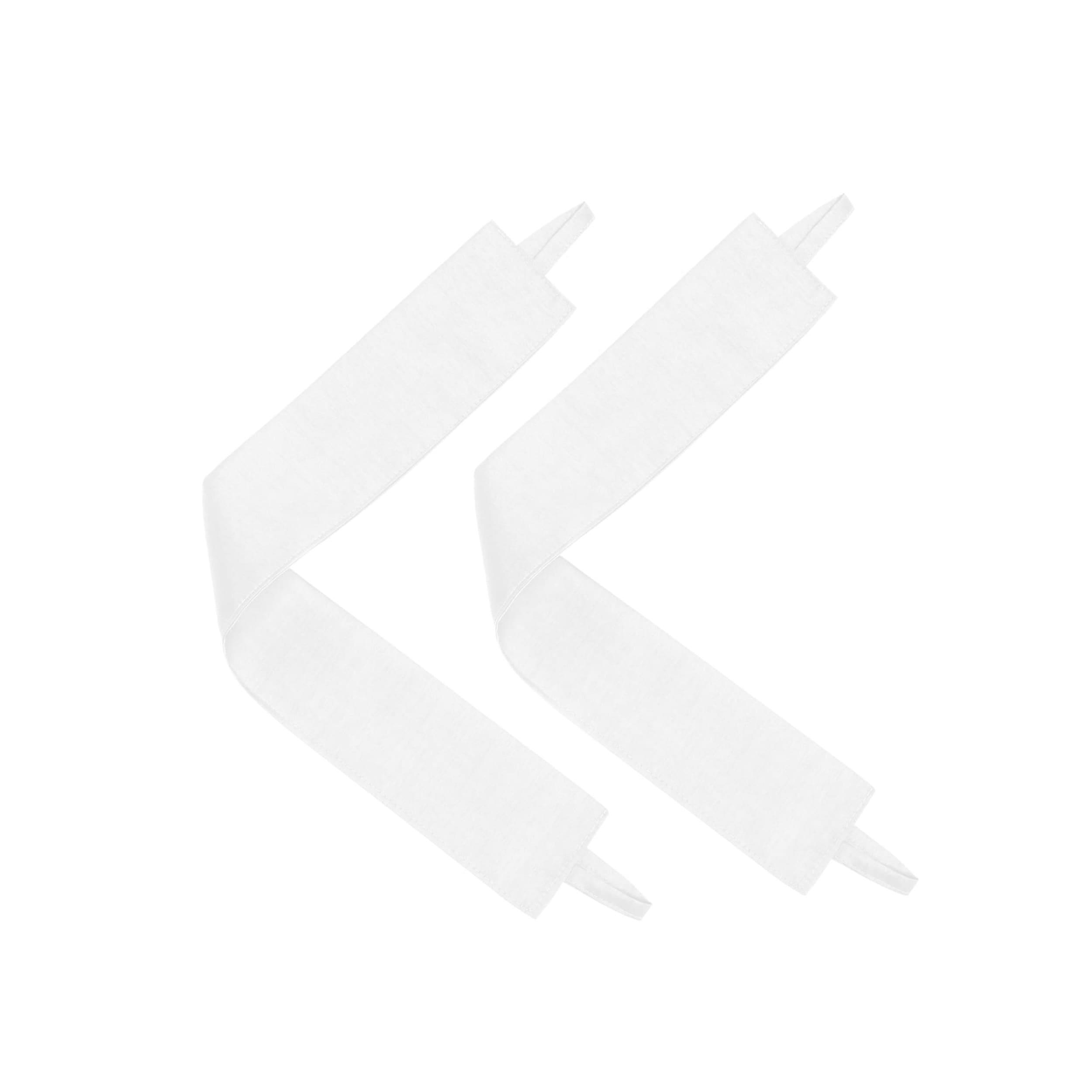 Achim Paige Rod Pocket 5 Piece Light Filtering Curtain Set, White, 55" x 63"