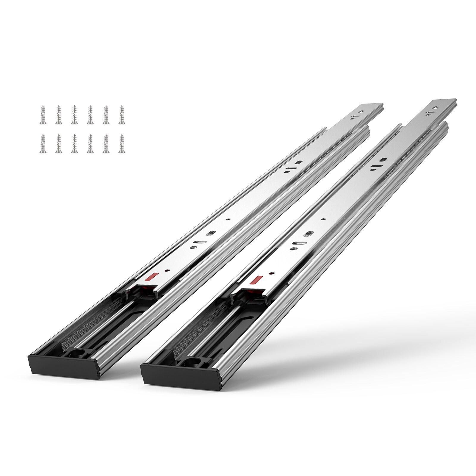 Full Extension 1.77'' Soft Close Side Mount Metal Drawer Slide (Set of 10)