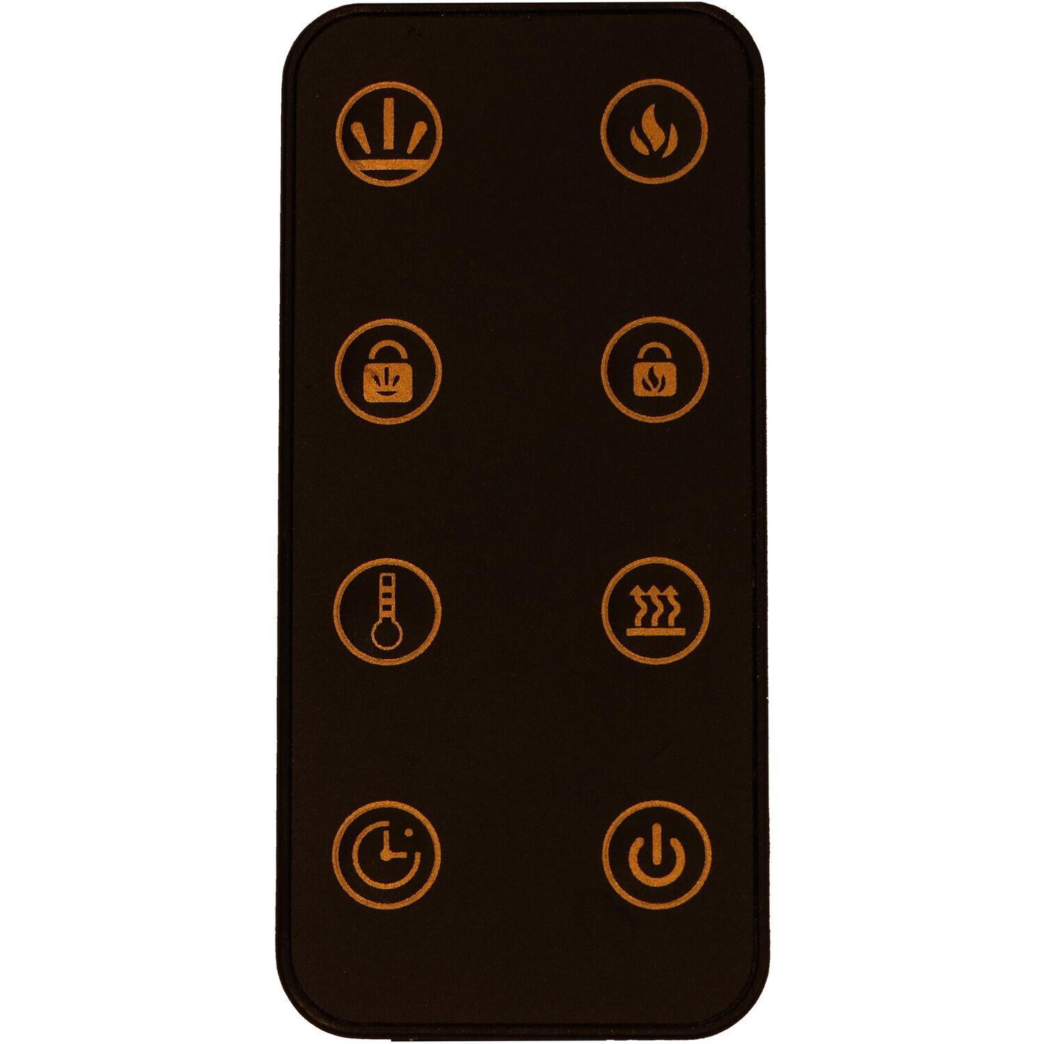 Cambridge Cambridge Wall Mount Electric Fireplace Heater with Remote Control for Indoor Use in Living Room, Bedroom, Home Office