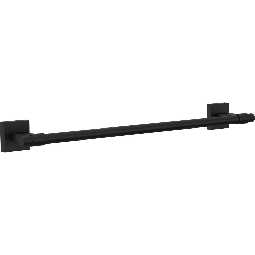 Maxted 18" Flat Black Wall Mounted Towel Bar