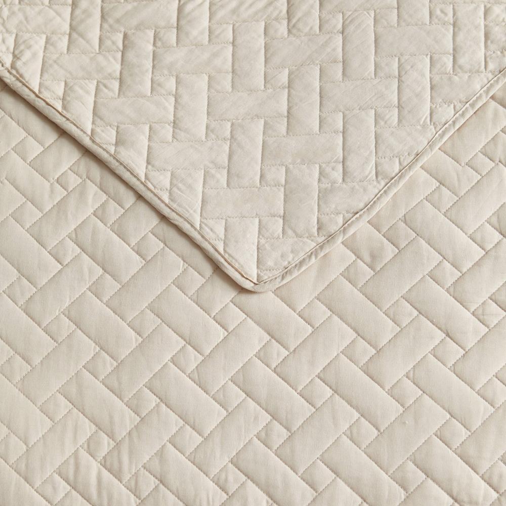 Dune Twin Cotton Reversible Quilt Set with Shams