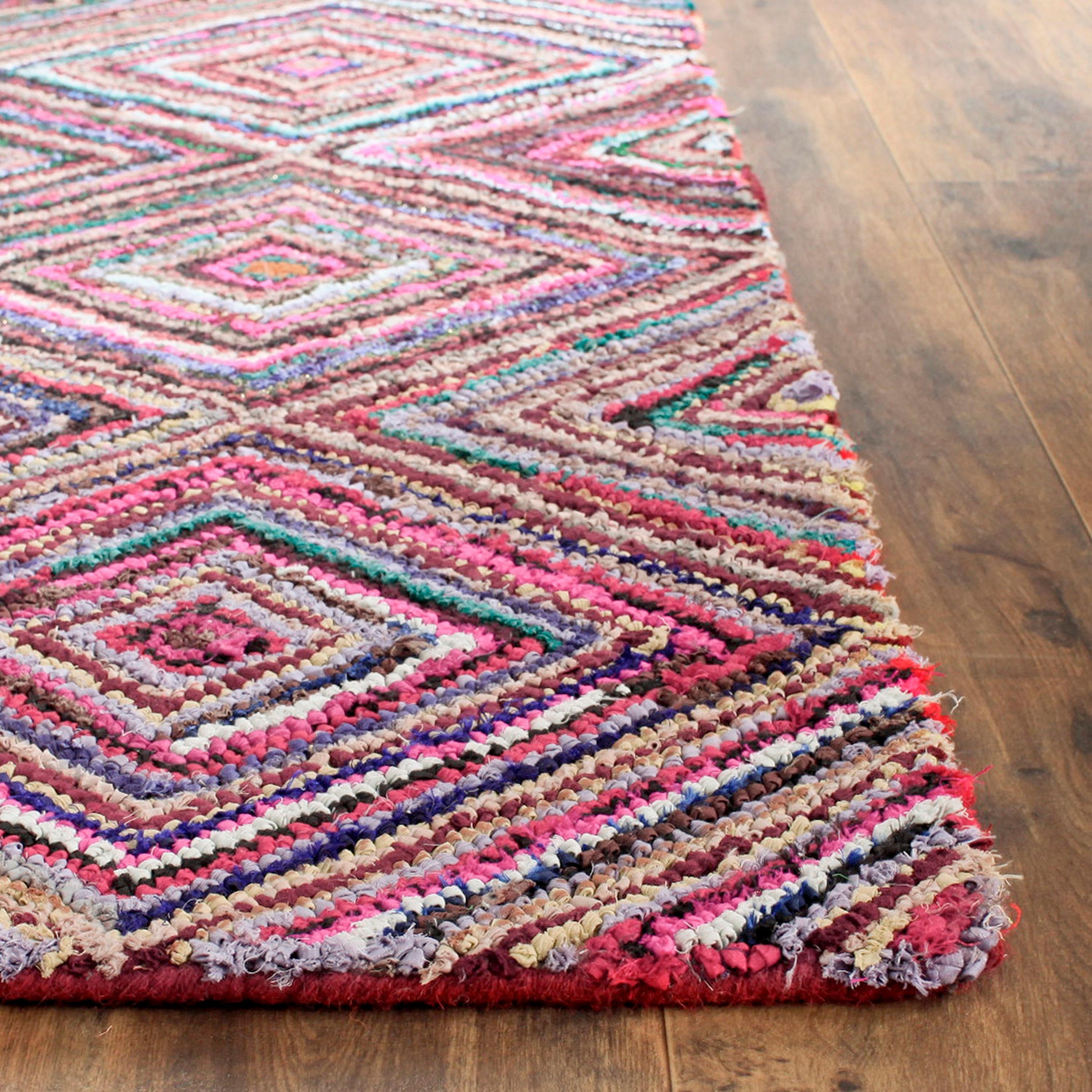 Nantucket NAN317 Hand Tufted Area Rug - Multi - 8'x8' - Safavieh.
