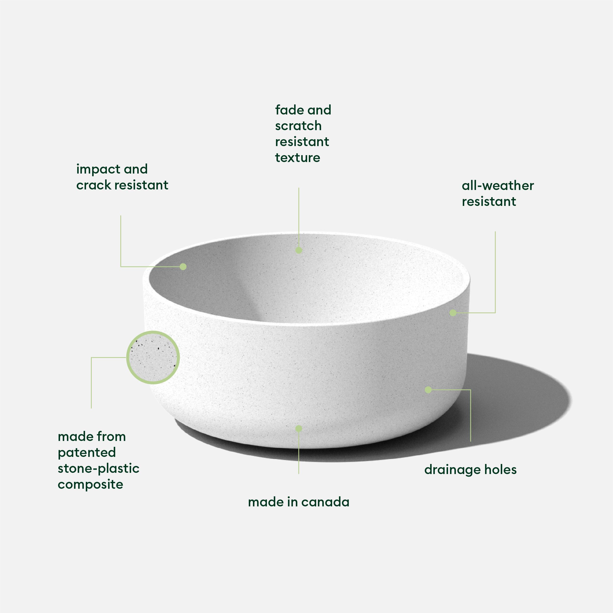 Mason Series Kona Bowl Planter