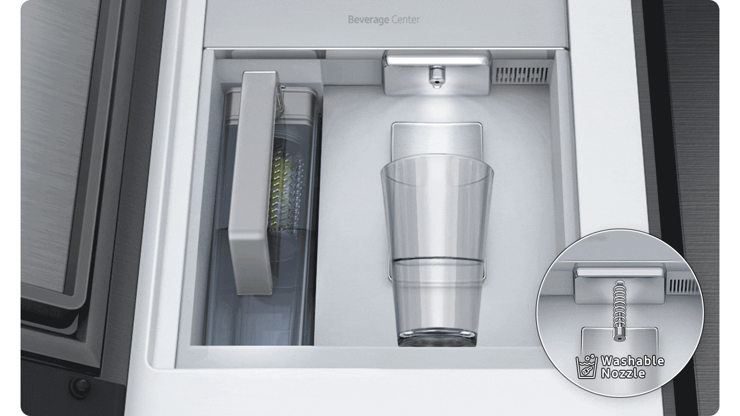 Samsung Bespoke 4-Door Flex Refrigerator 29 cu. ft. in with AI Family Hub+ and AI Vision Inside
